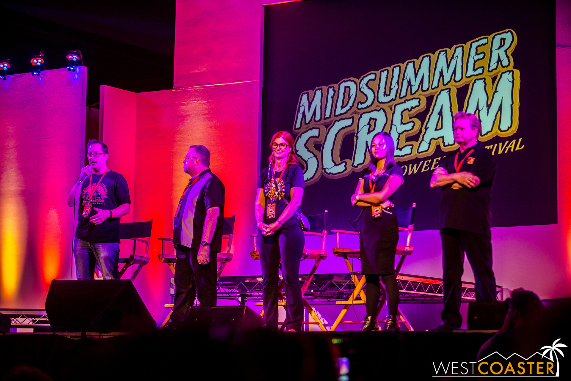  The final panel of Midsummer Scream 2016 began with the head team coming out for one last exchange of thanks. 