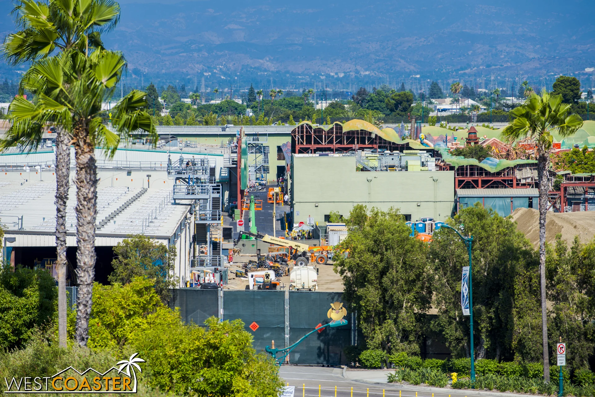 More equipment continues to show up. Here's and angle closer to Mickey's Toontown backstage that I haven't shot before.