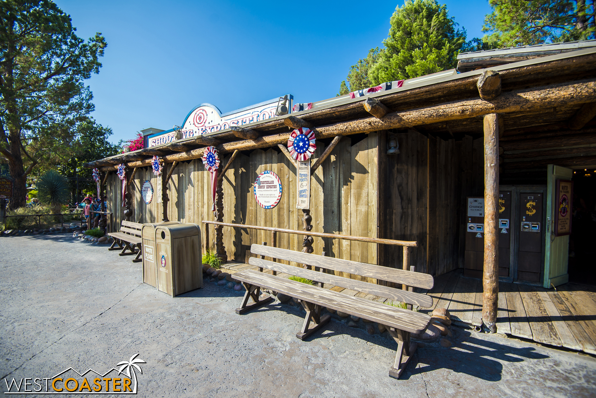  The Frontierland Shooting Gallery is currently closed for refurbishment. 