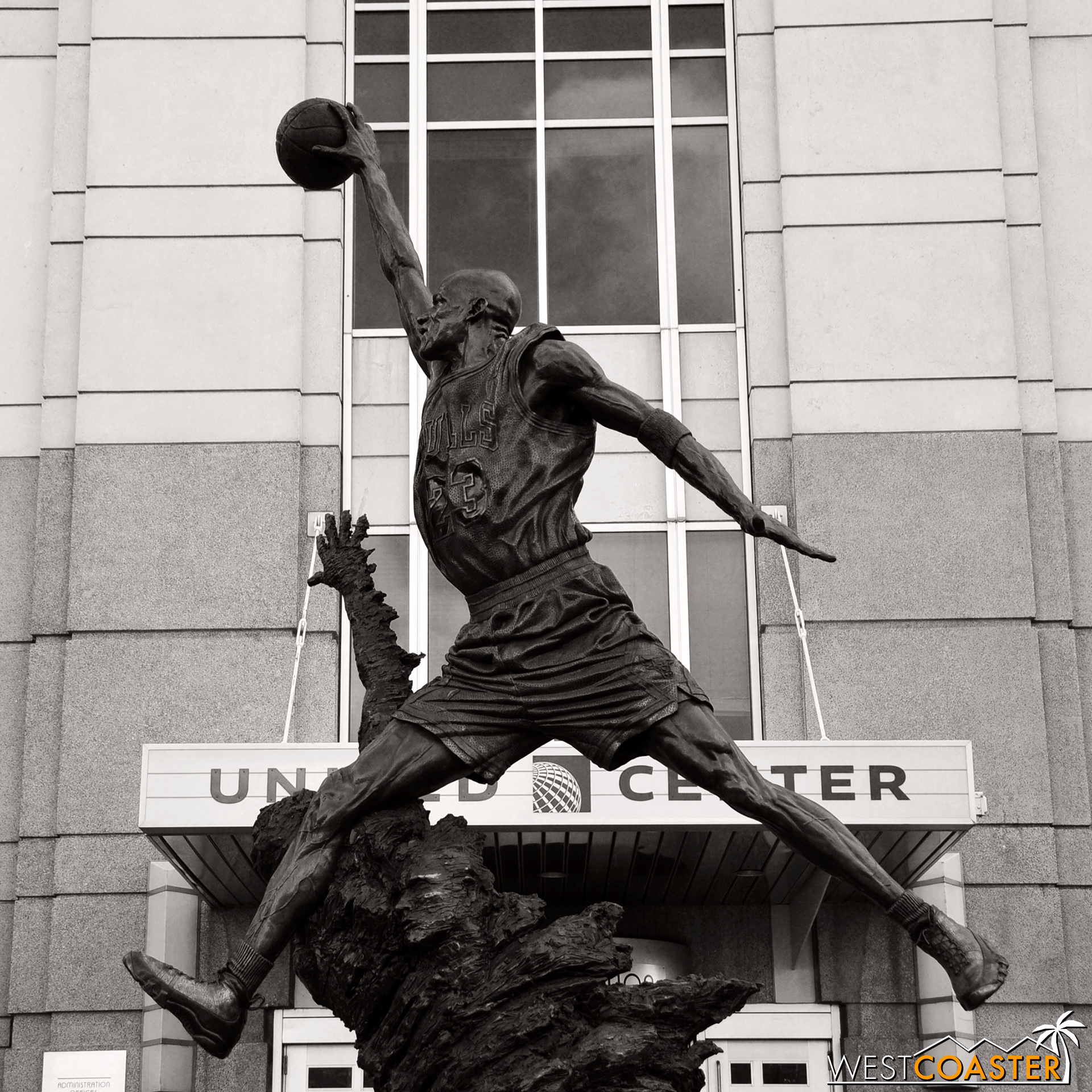 Those looking to take a picture with a statue of the Greatest Of All Time can head west to the home of the Chicago Bulls and Blackhawks: the United Center.