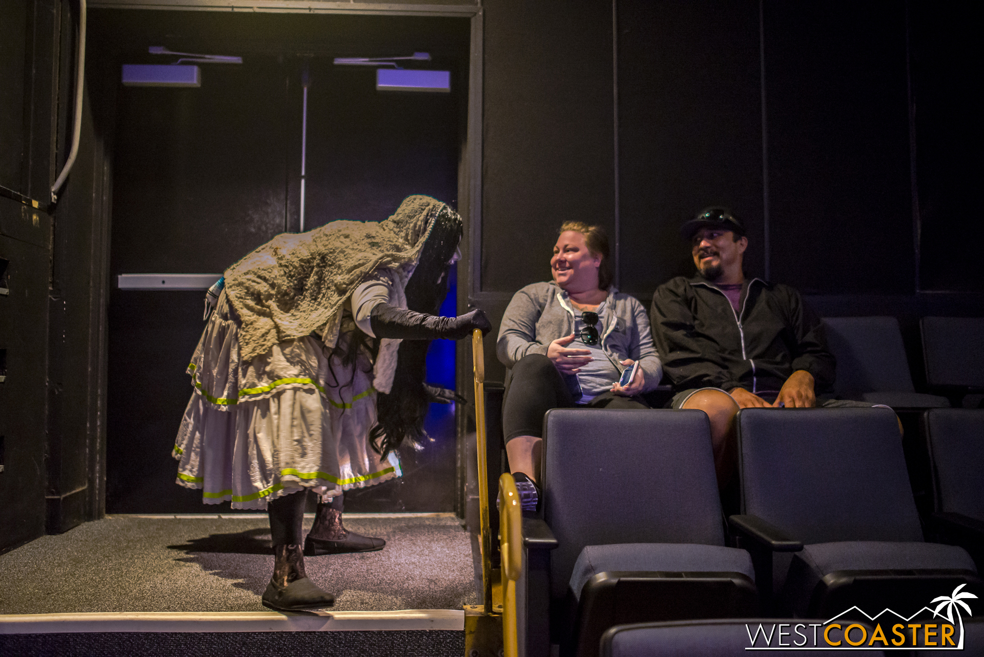  La Llorona normally stalks Fiesta de los Muertos, but on this night, her victims were in the theater. 