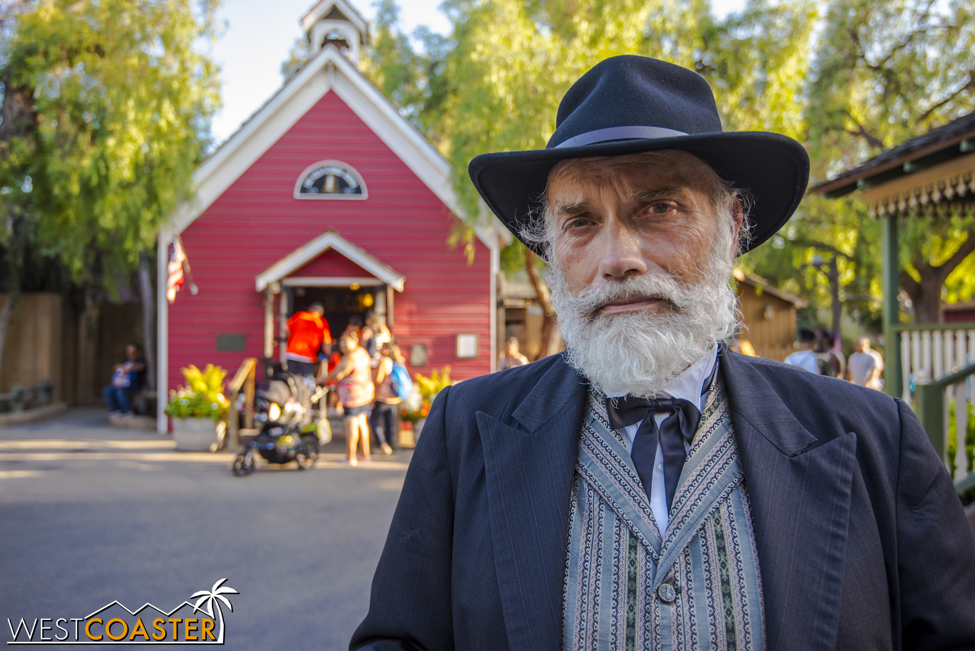 Judge Roy Bean poses for a photo at the end of the day, after the Ghost Town Alive! story has concluded.