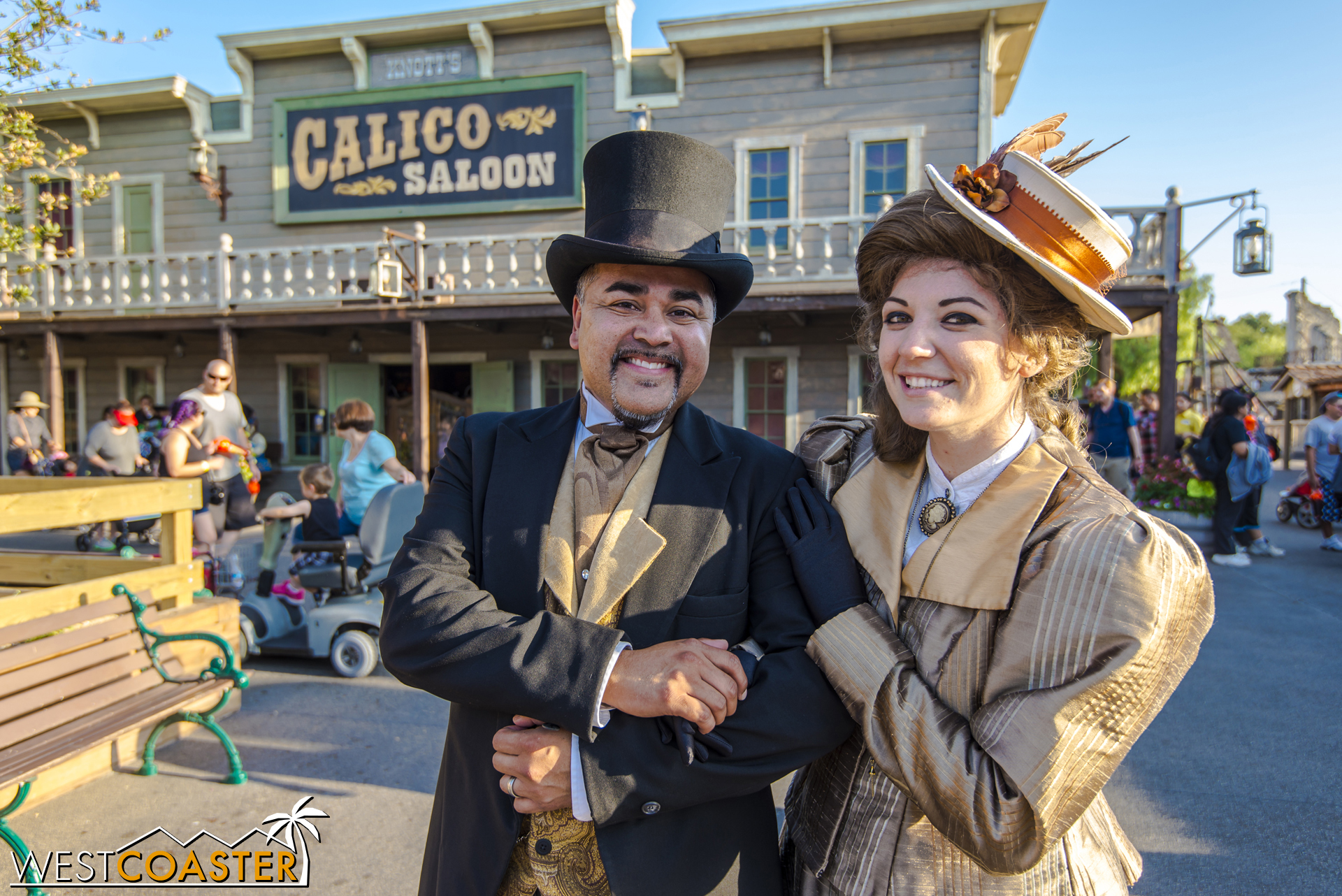  But they graciously stop for some photos before Ghost Town Alive! concludes for the day. 
