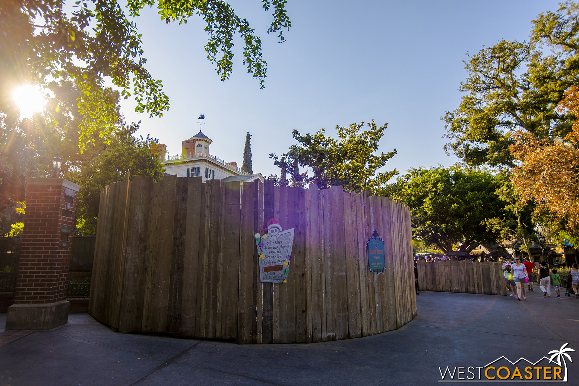 Haunted Mansion is closed because it's FINALLY being transformed into my dream attraction... Home on The Range: The Ride. Good, it sucked anyway.
