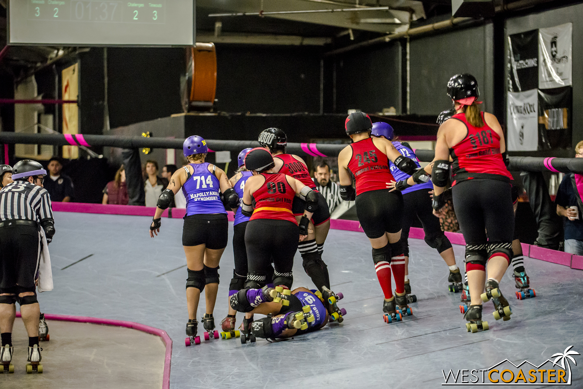 All that padding is needed, because tumbles certainly happen.