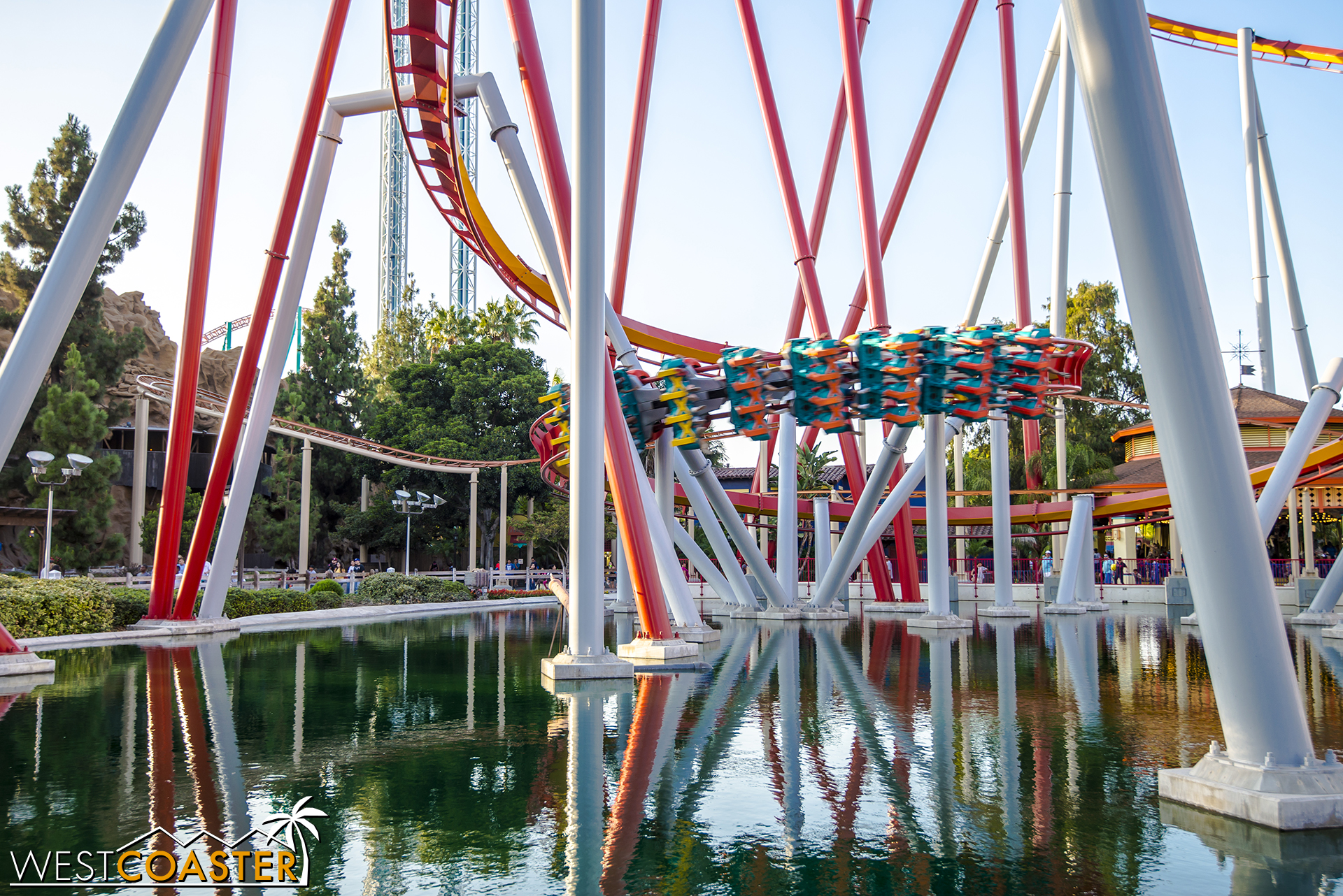  The final helix over what's left of Reflection Lake. 