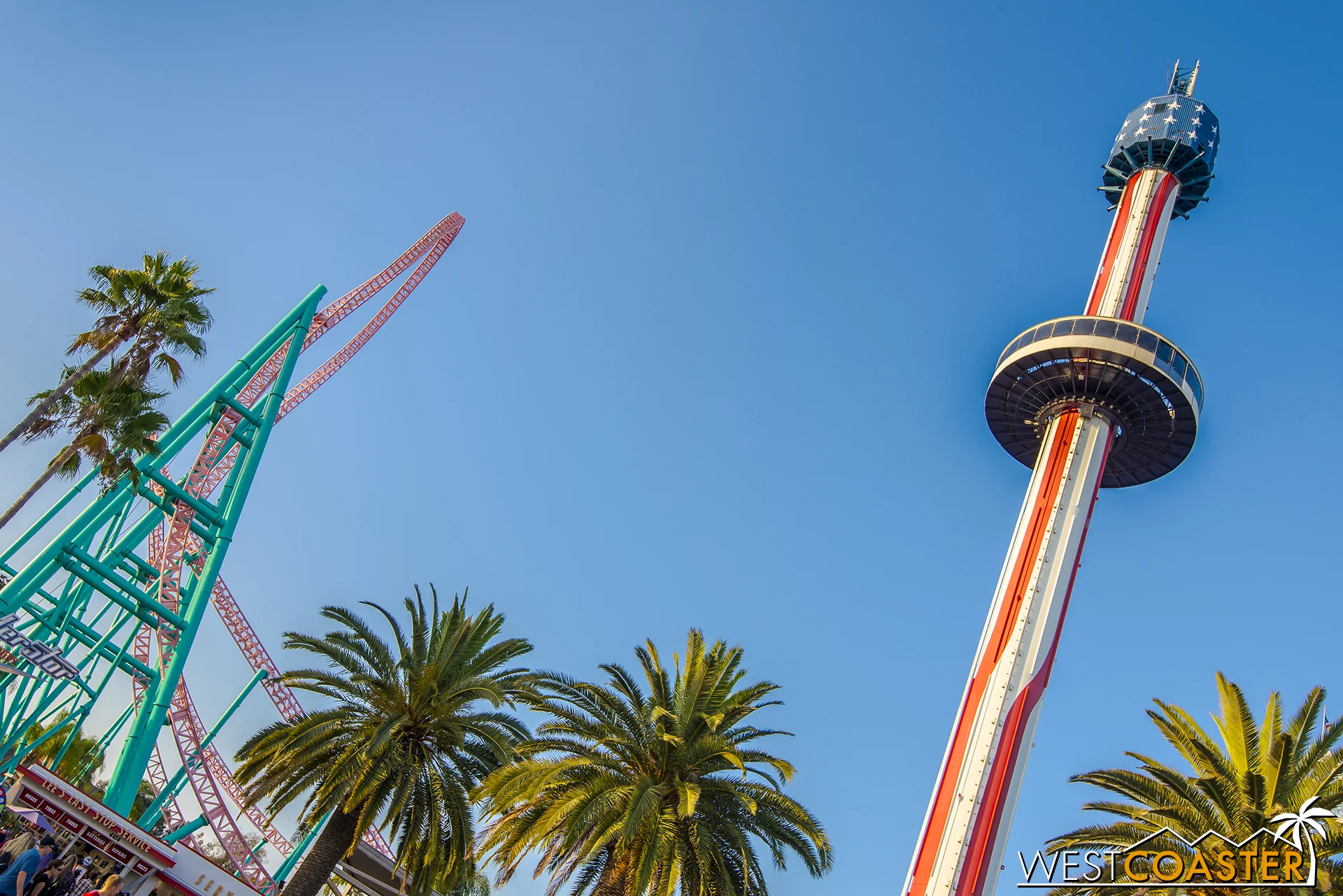 It offers great views around the park.