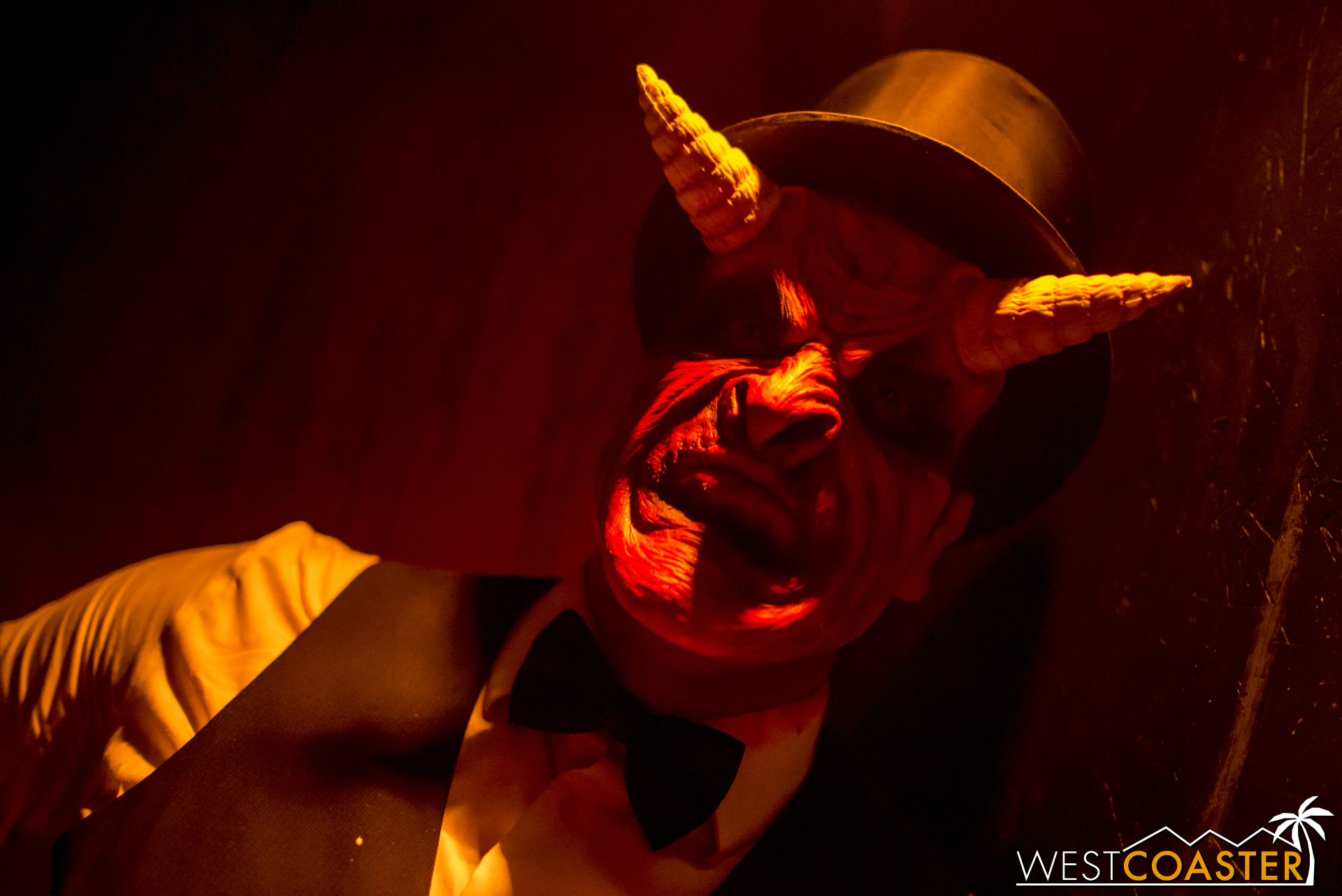  He was more of an emcee character than anything, but this Lucifer was more than happy to pose for a photo. 