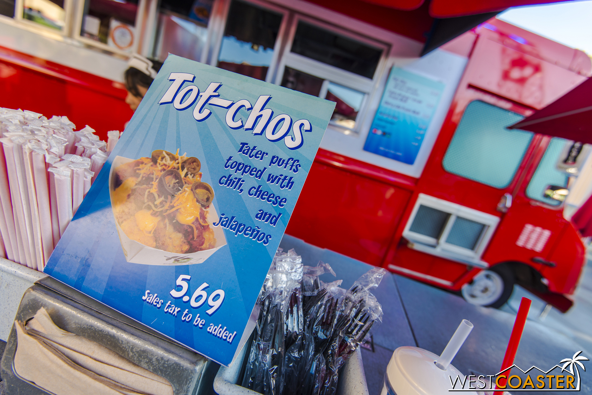  In other amazing news over in Hollywood Land, you can get Tot-cho's over at the food truck near Stage 12, around the corner from Monsters Inc. 