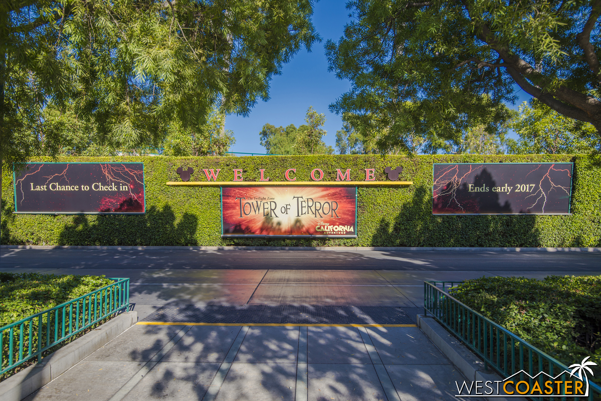  Here's the new Mickey and Friends Parking tram loading area poster. 