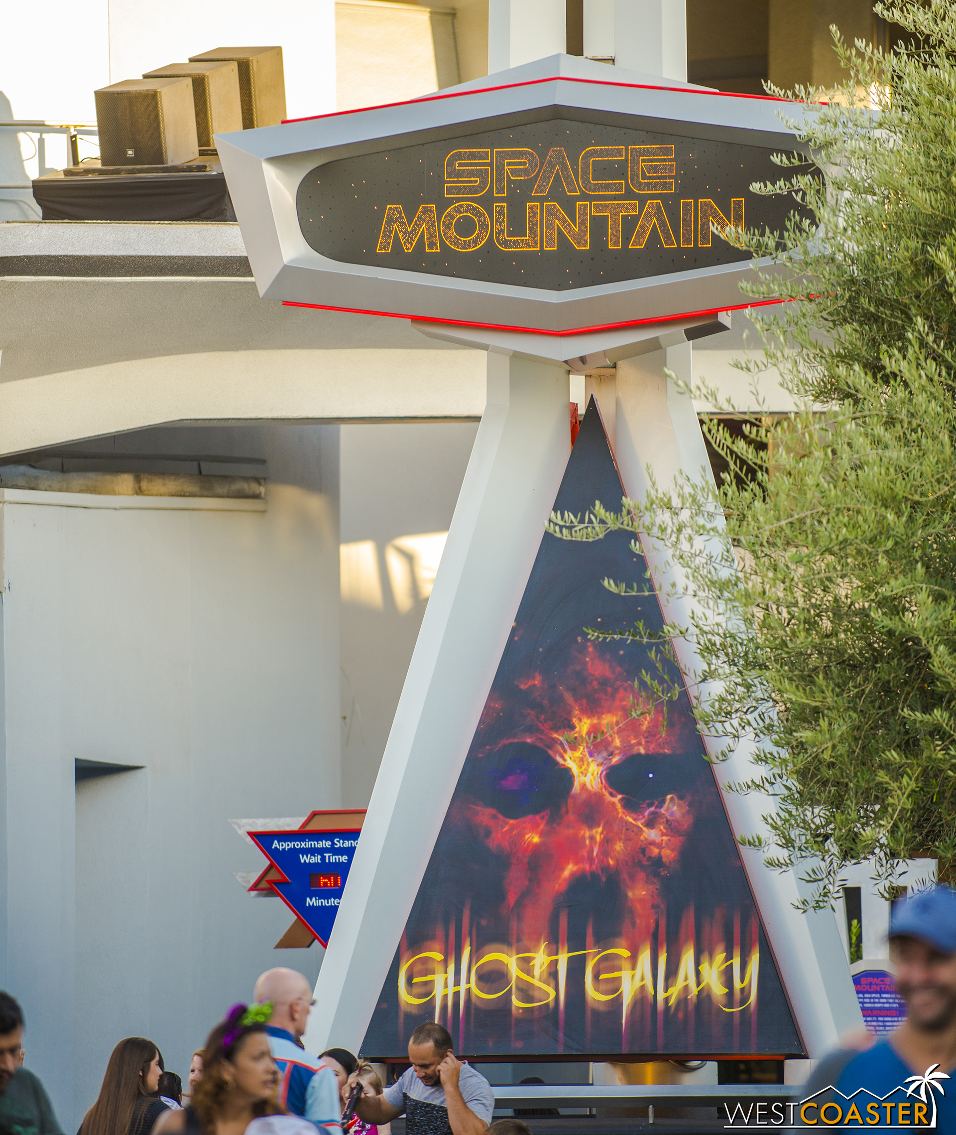  Just without Hyperspace Mountain, which has lost the Star Wars and gained an intergalactic spectre again. 