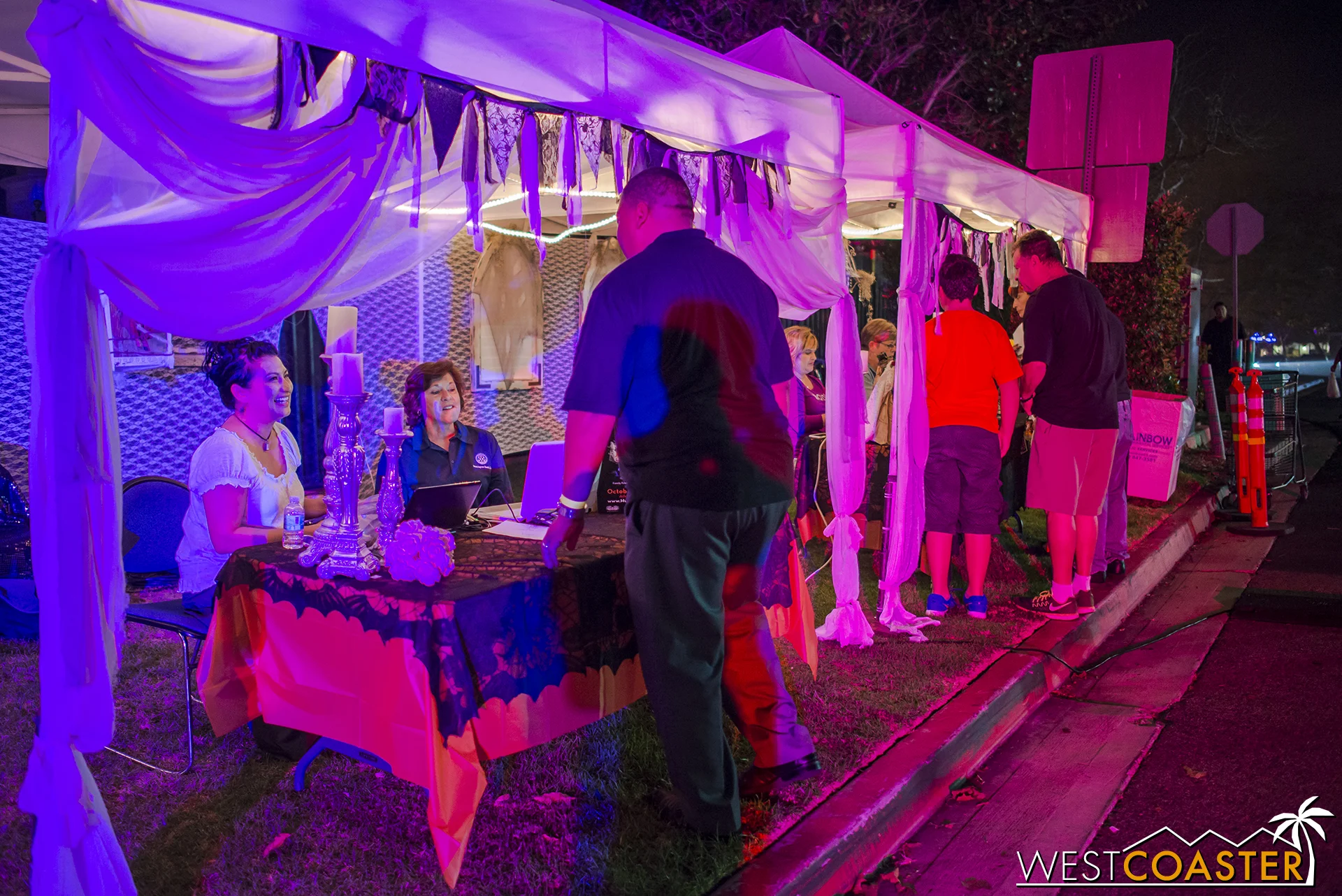 People could purchase tickets online or on site.