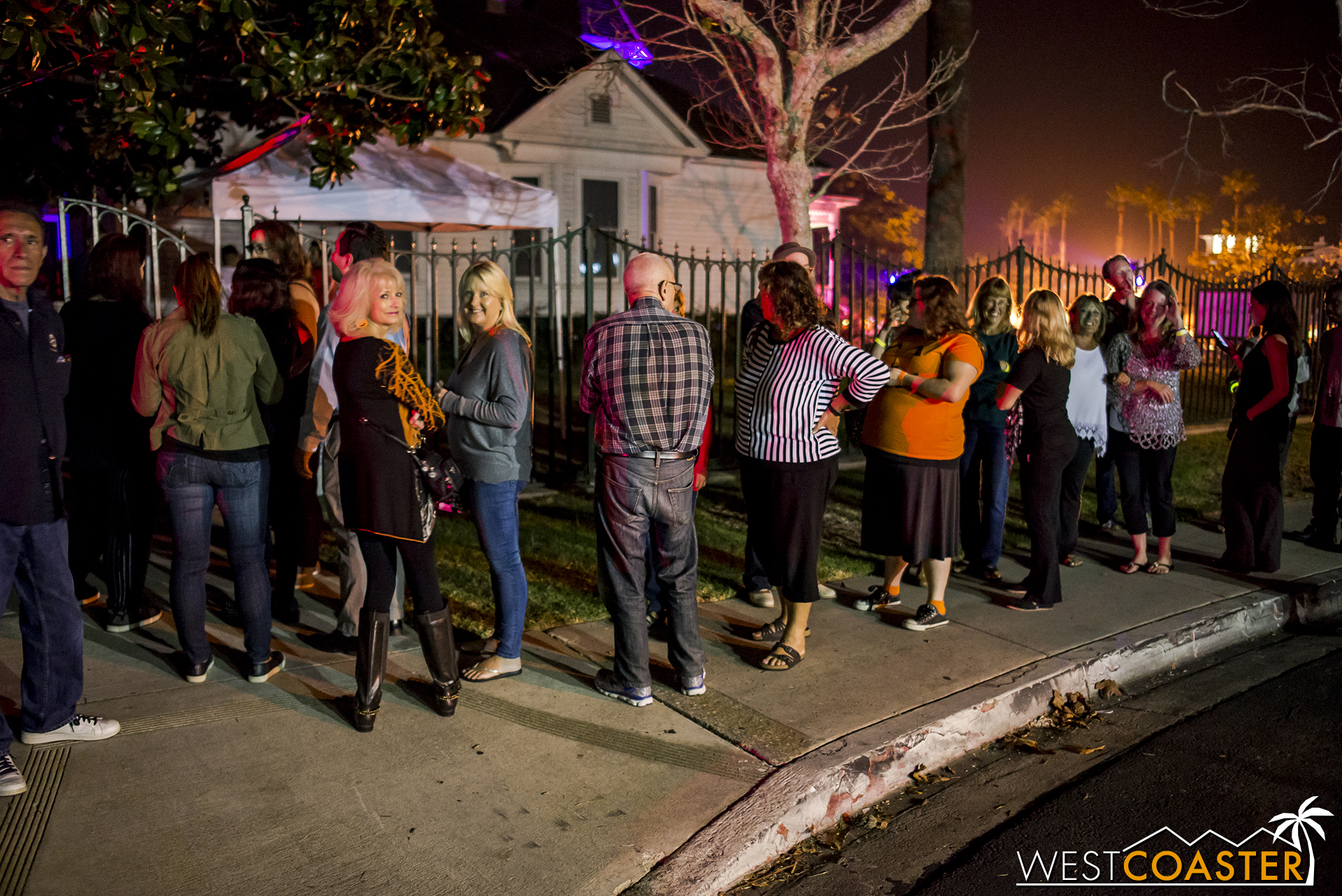  The four-night event proved to be pretty popular, with regular waits. 
