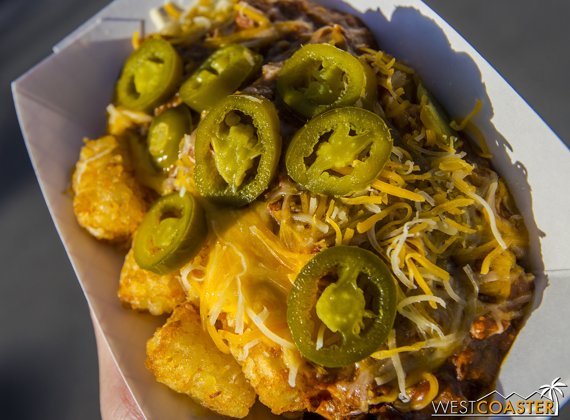  In other news, Tot-chos are still a thing, so why haven't you stuffed your faces with these??&nbsp; Get them at the food truck in Hollywood Land near Monsters Inc. 