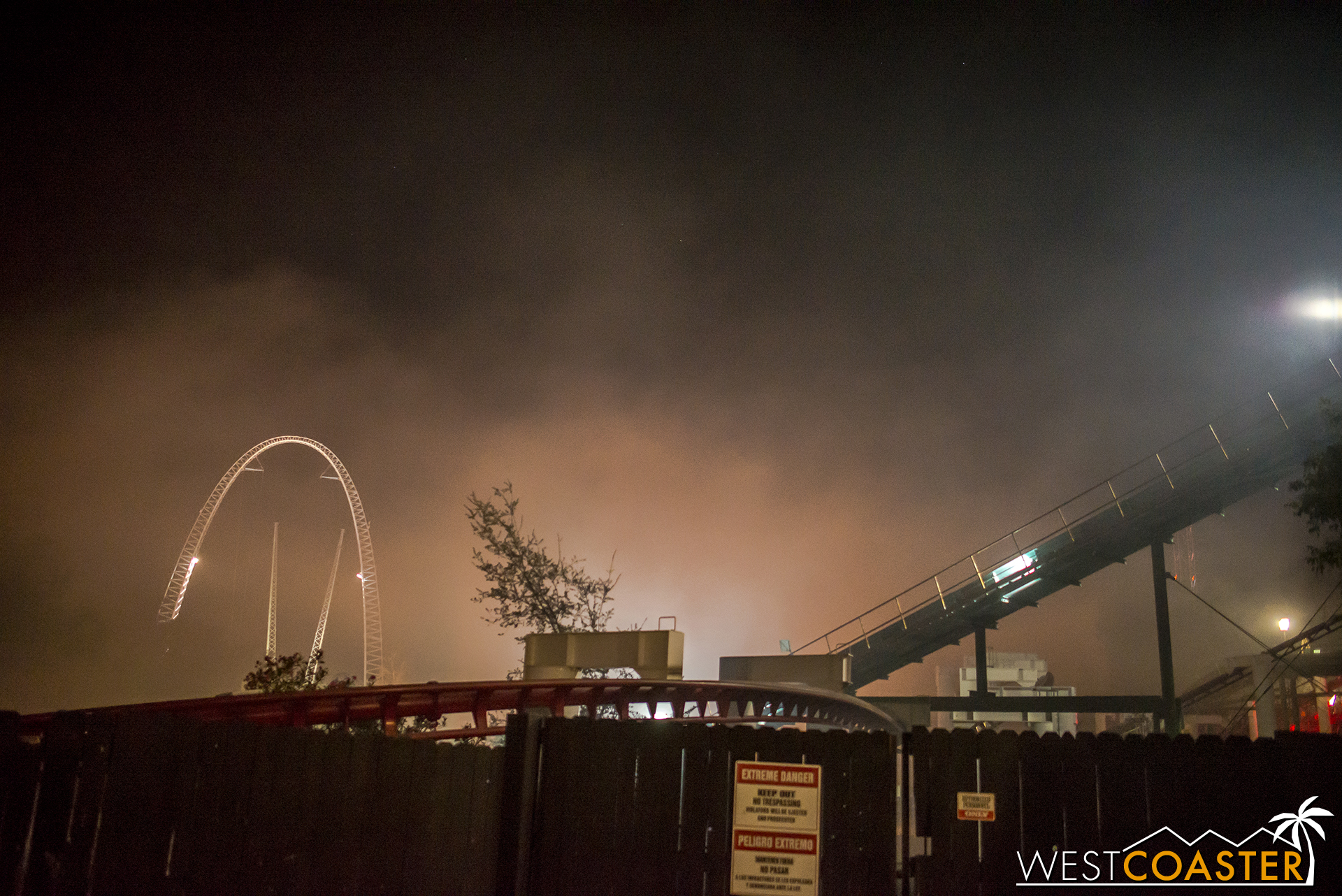  Caught this eerie, fog-filled scene of Cyclone Bay coming over the hill. 