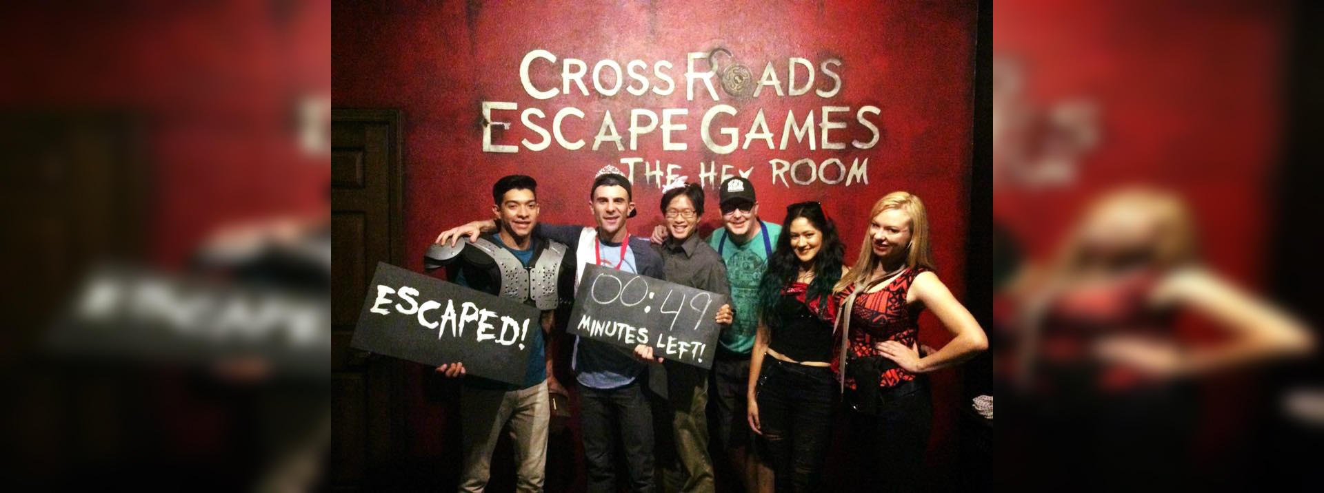 We all escaped. Barely!