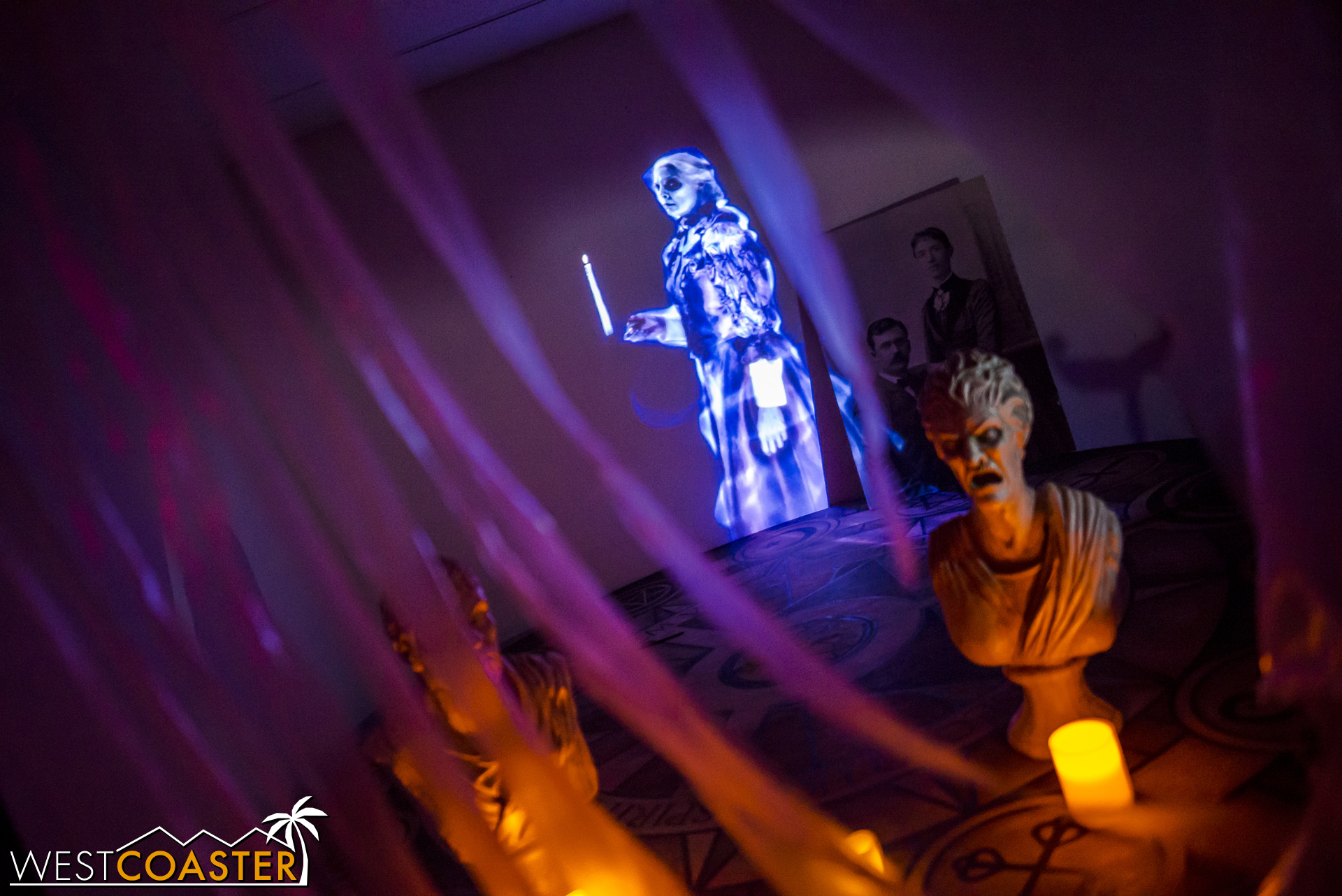 Ghostly effects manifest once in a while.