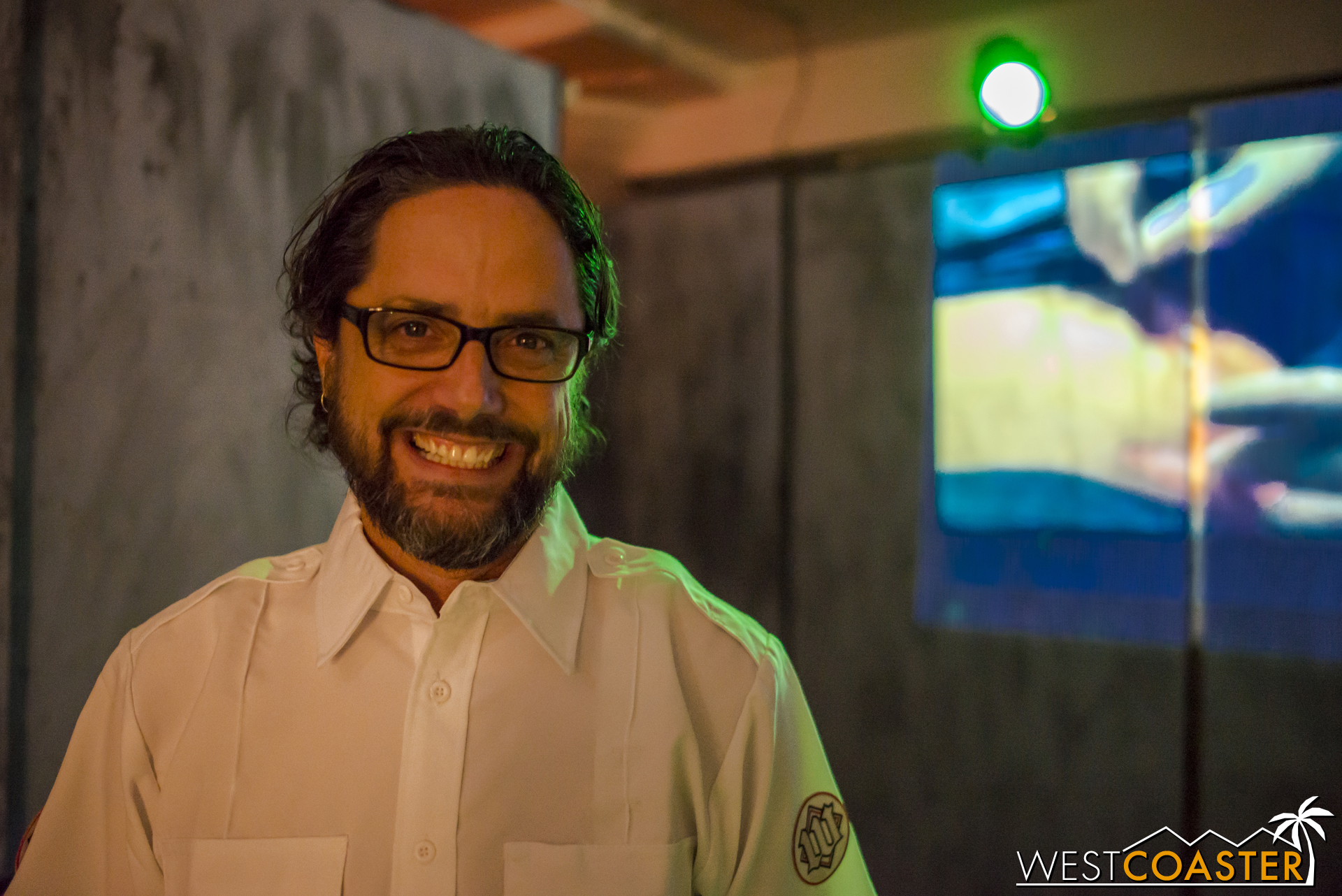 Gorlesque creative director and co-founder Pete Metzger stands in one of the rooms of his creation.