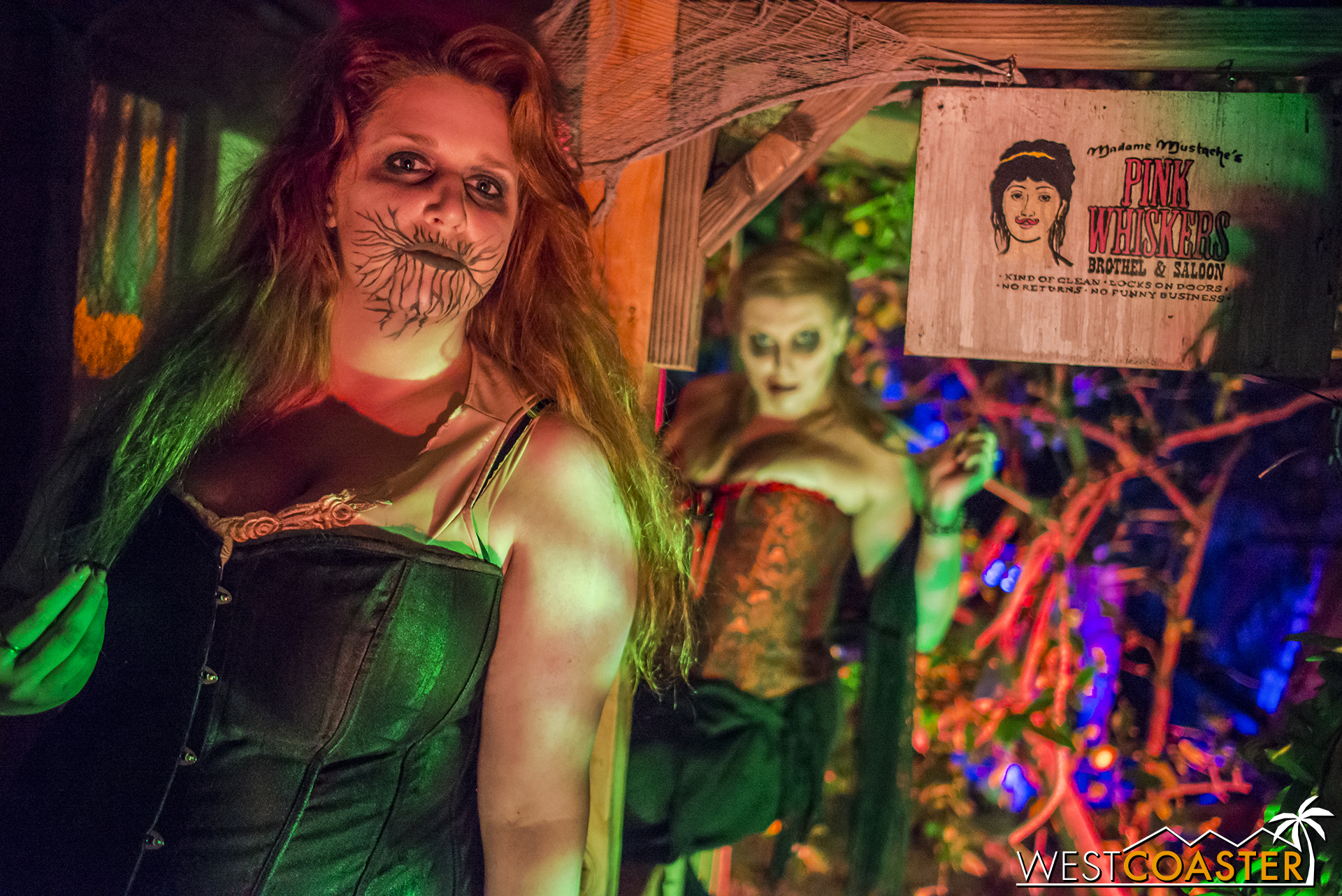  These gals were one of last year's big, entertaining hits, their playful innuendo bringing a slightly inappropriate but still fun element to the haunt. 