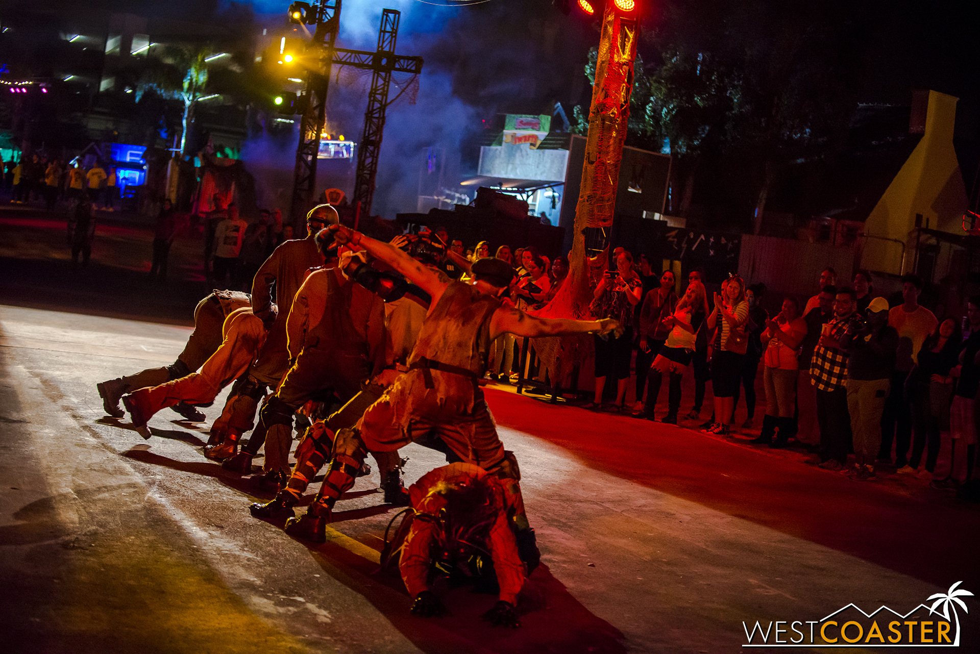 Dark Harbor's Slider Nation sliders performing at this year's Dark Harbor.