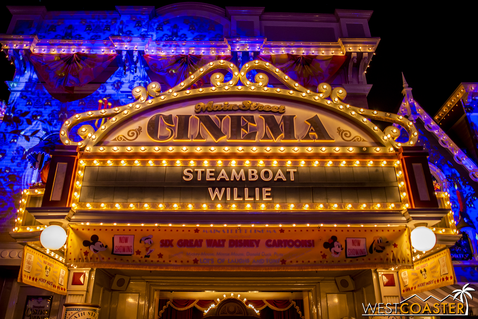  The projections on Main Street are back and just as charming as last year. 