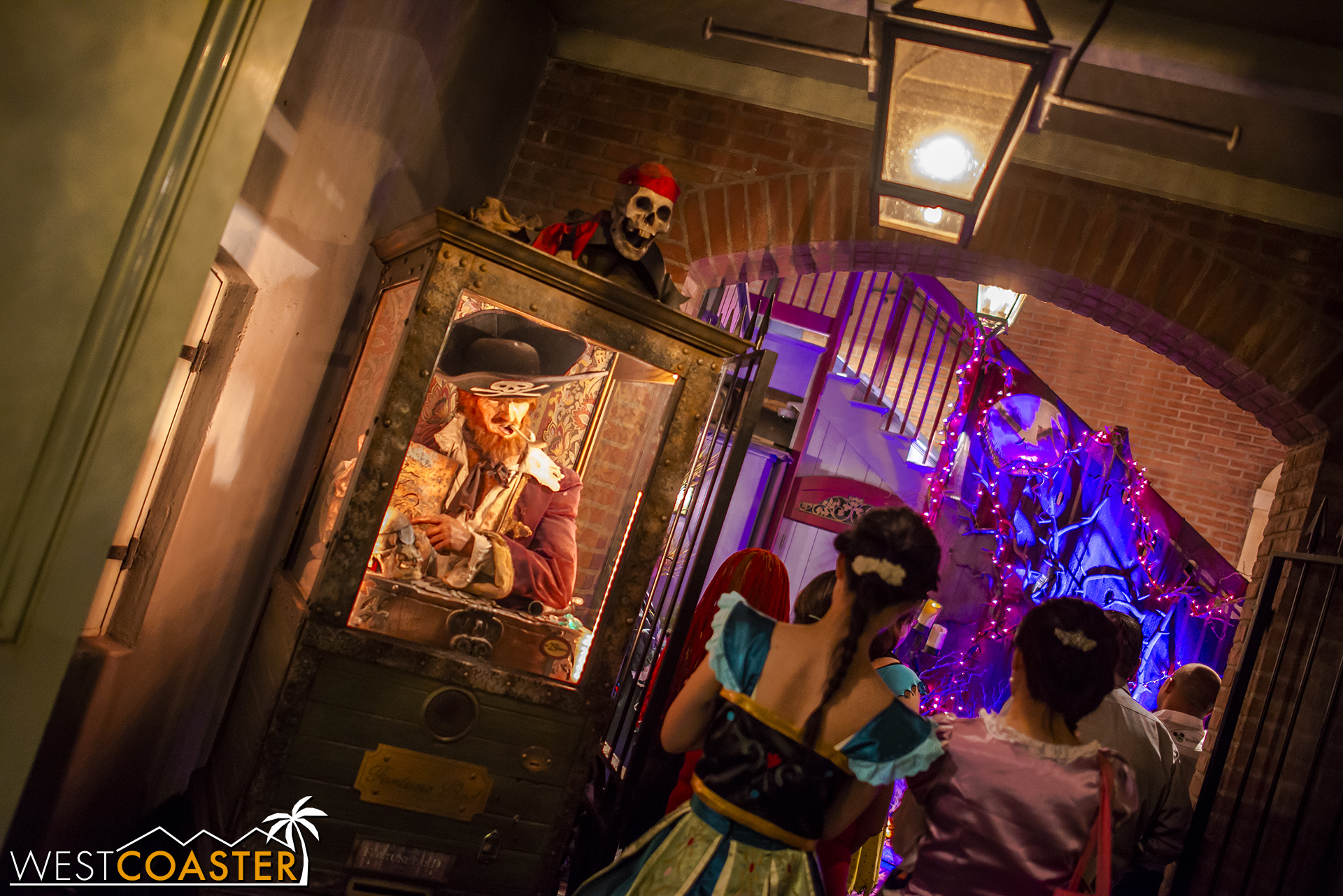  The Jack and Sally meet-and-greet at 35 Royal Street remains popular throughout the Halloween Party. 