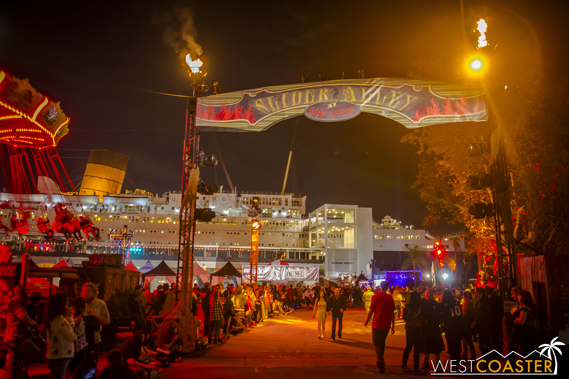 Dark Harbor's Slider Alley: where all the action took place.