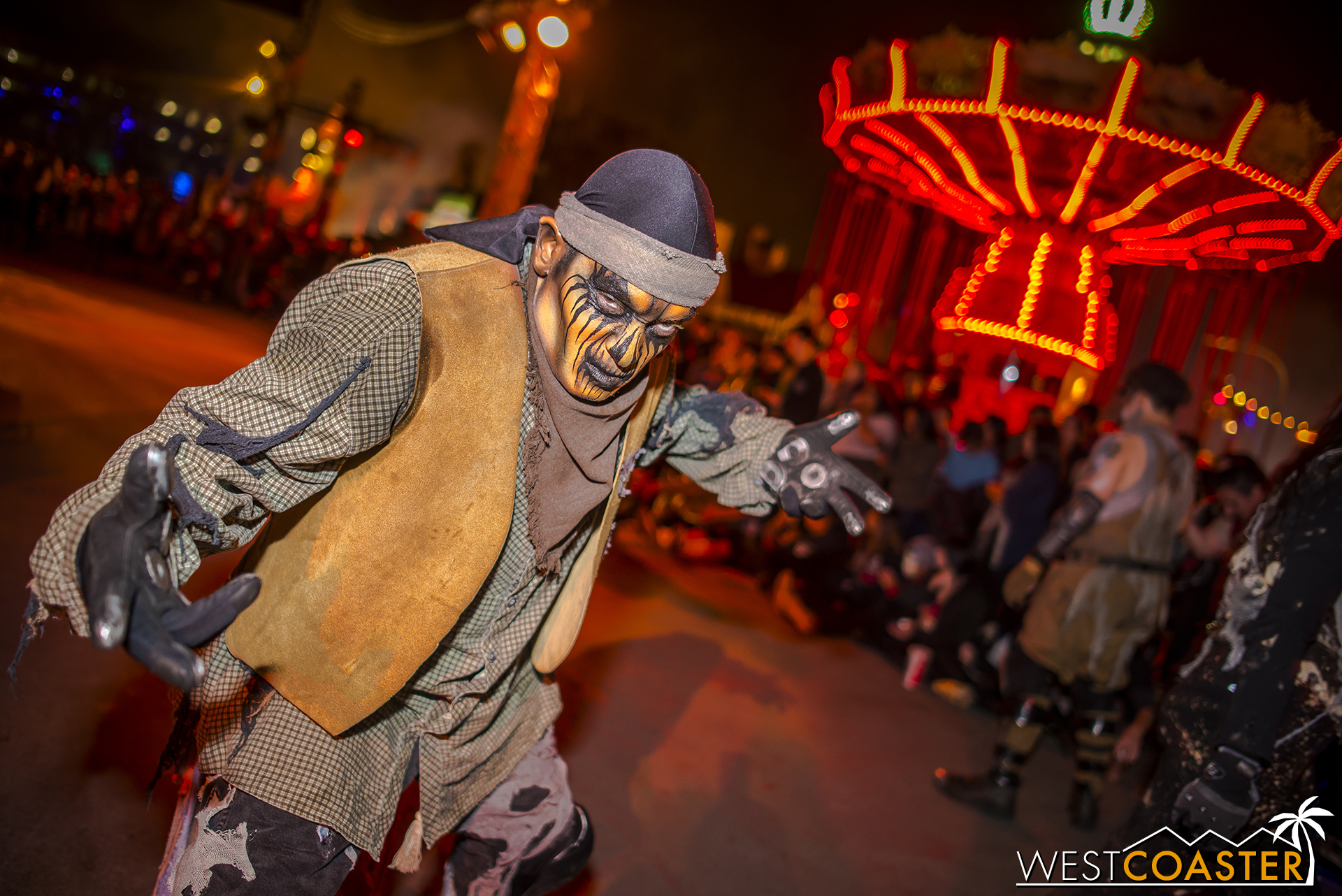 Dieterman also changed into his haunt alter ego to participate.
