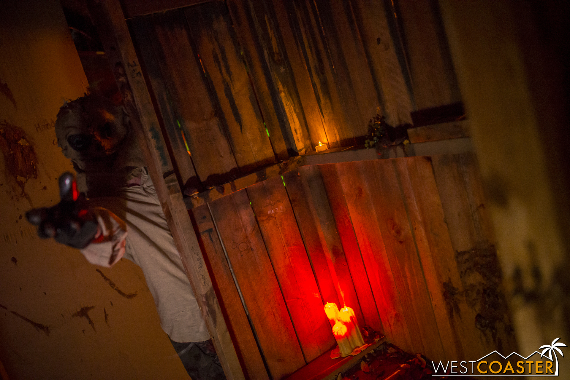  Guests do pass through the outhouse again this year, but no spoilers on what happens there. 