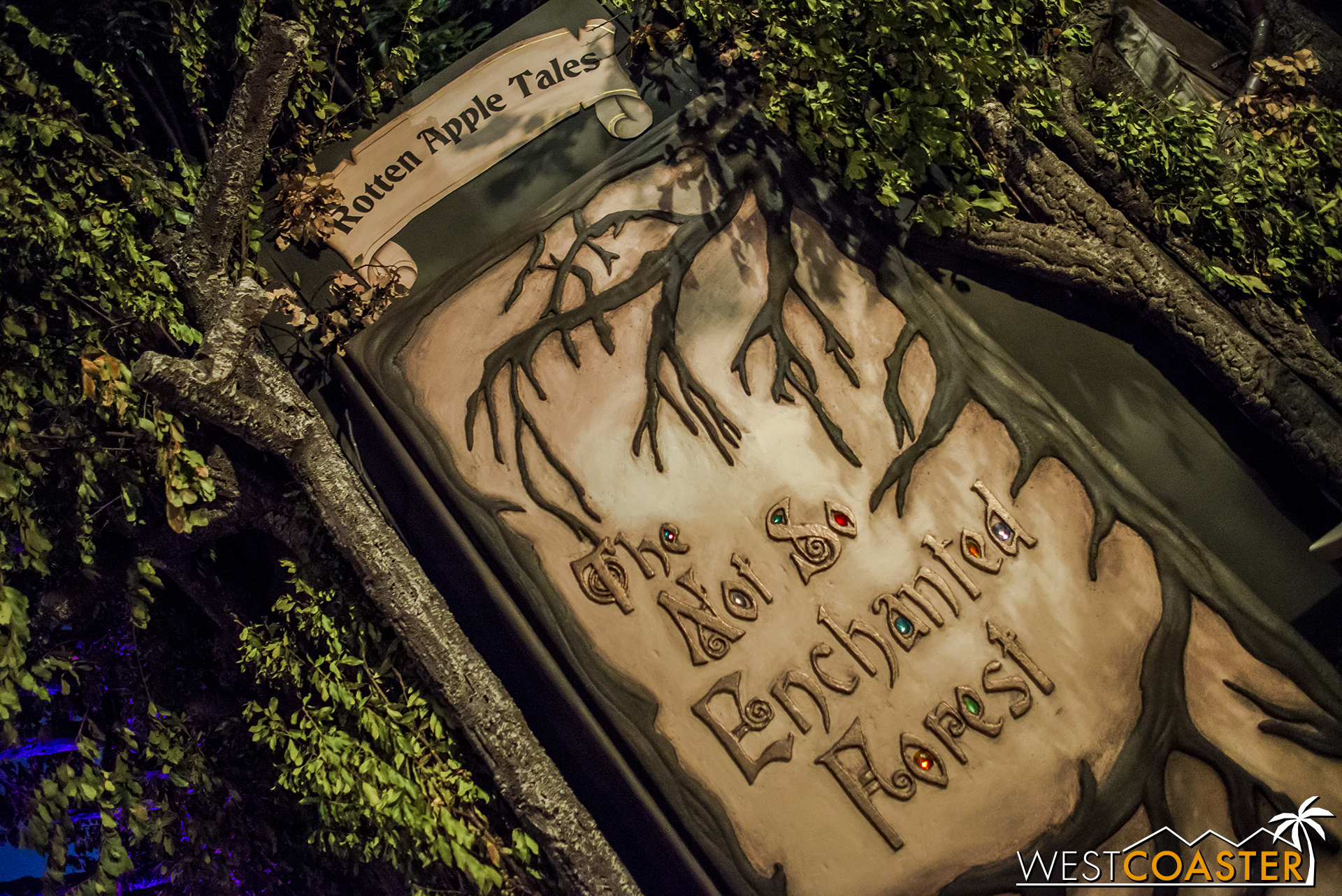 The entrance to Rotten Apple's 2016 haunted attraction conceals a host of stories.