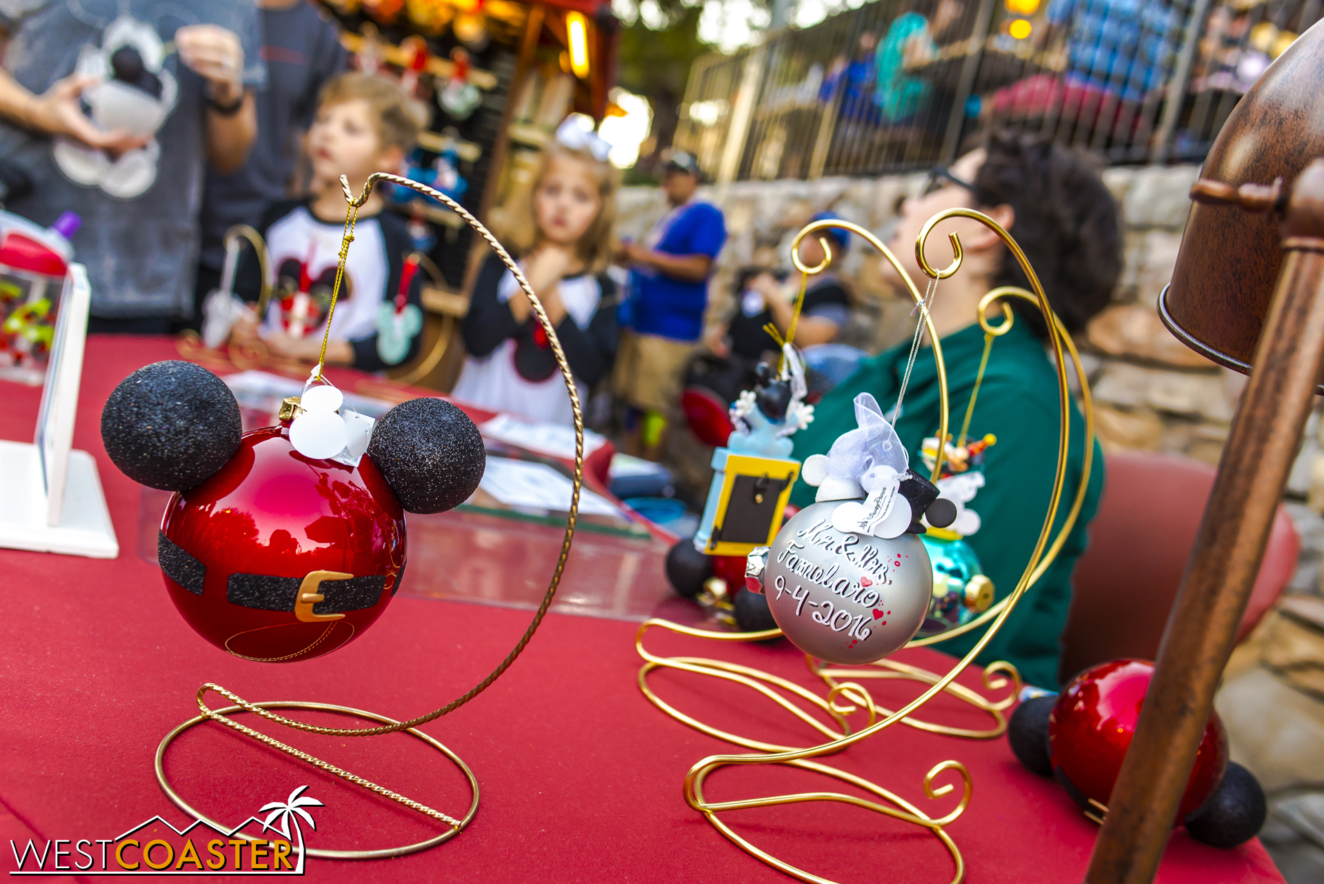  There are also crafts tables for guests to create holiday items. 
