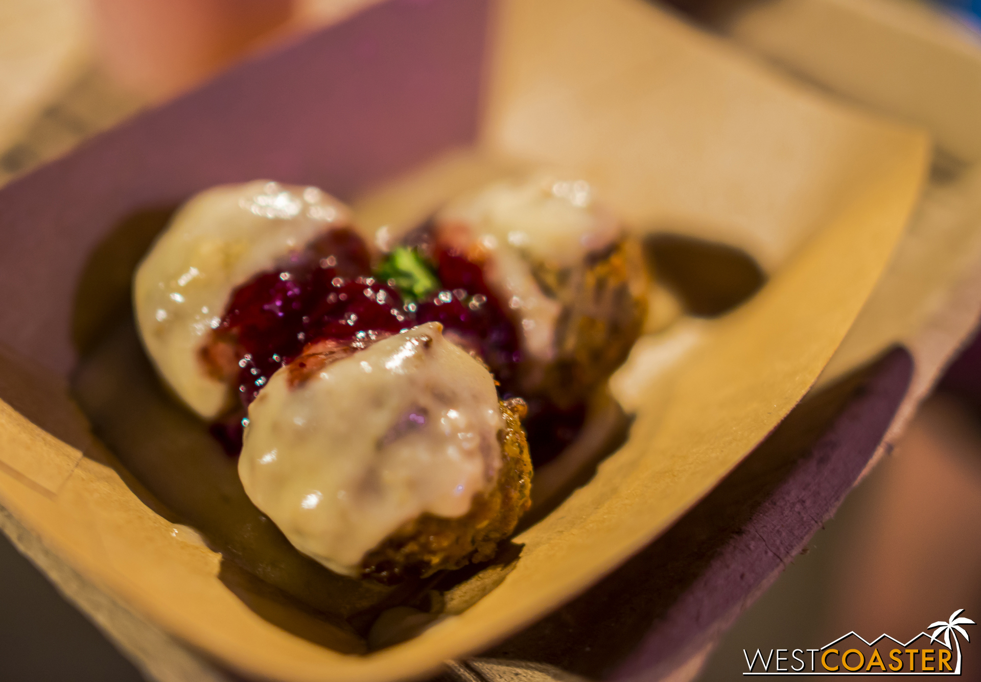  Holiday Swedish Meatballs with Creamy Brown Gravy and Lingonberry Sauce 