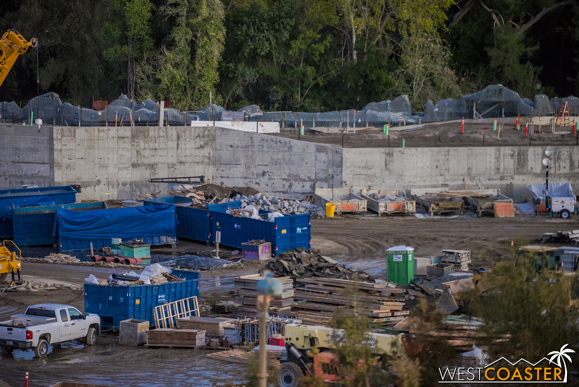  Member just half a year ago, you could see straight into the drained Rivers of America? 