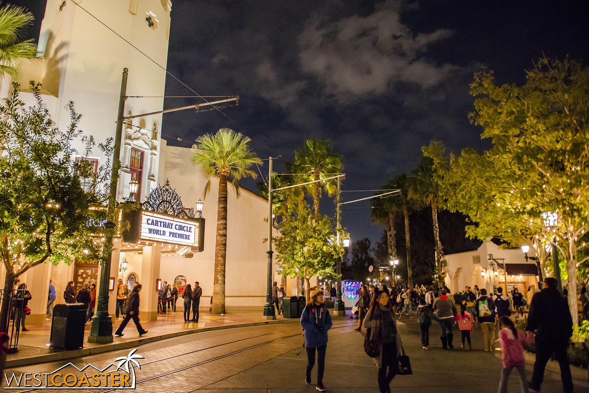 Over in California Adventure, the holidays are also gone.