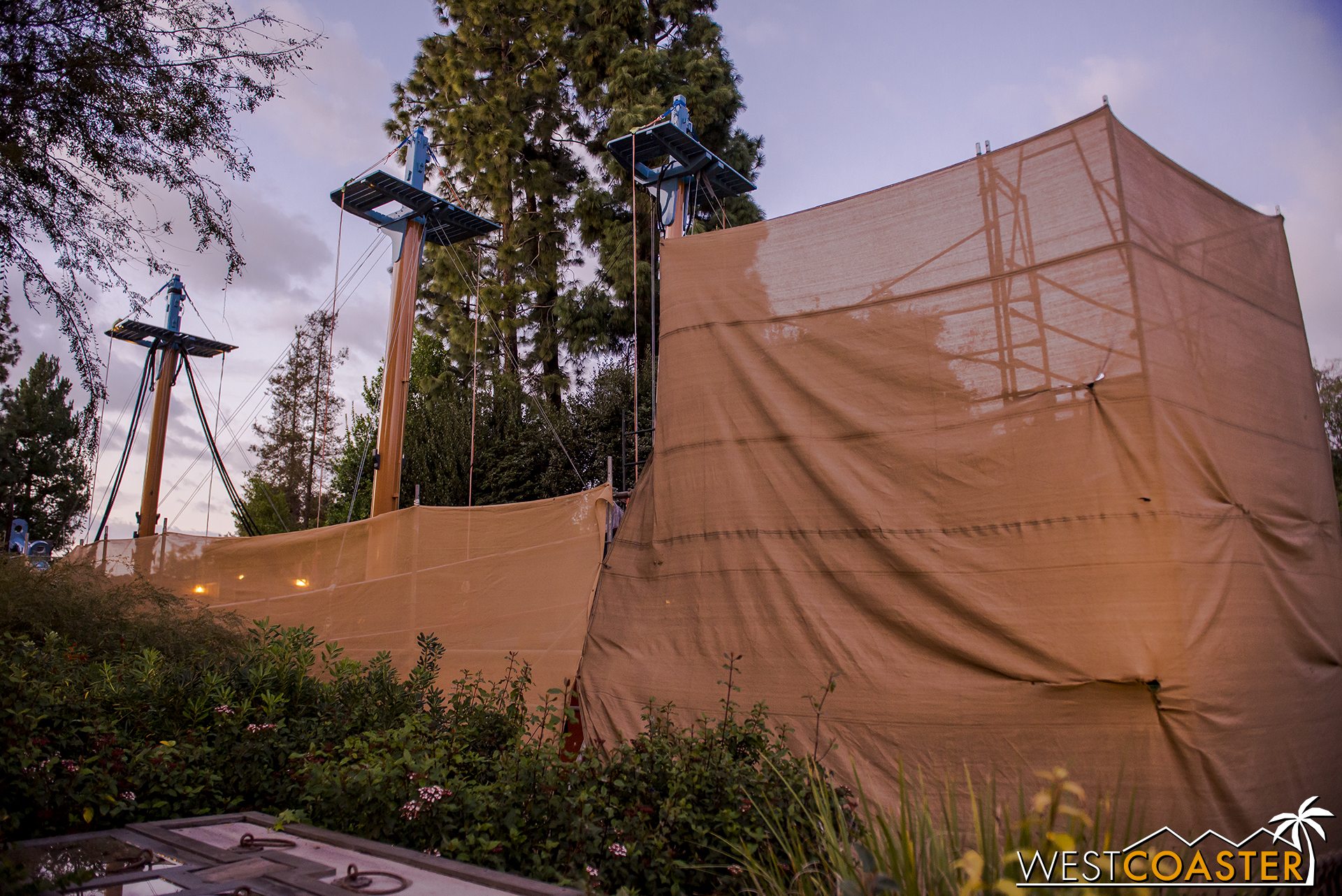  Finally, the Columbia continues its refurbishment.&nbsp; This work is also partly for part of FANTASMIC! 2.0. 