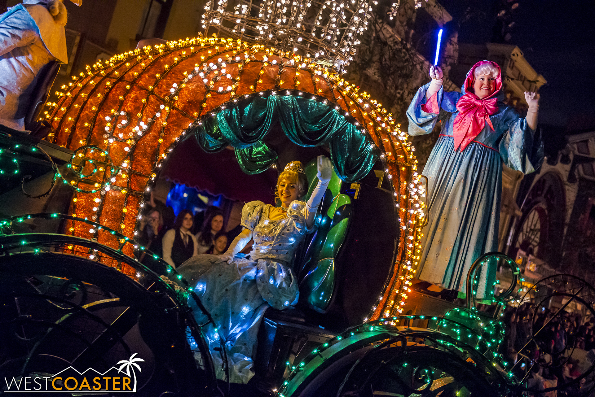 And her Fairy Godmother bibbity bobbity boo's, right behind.