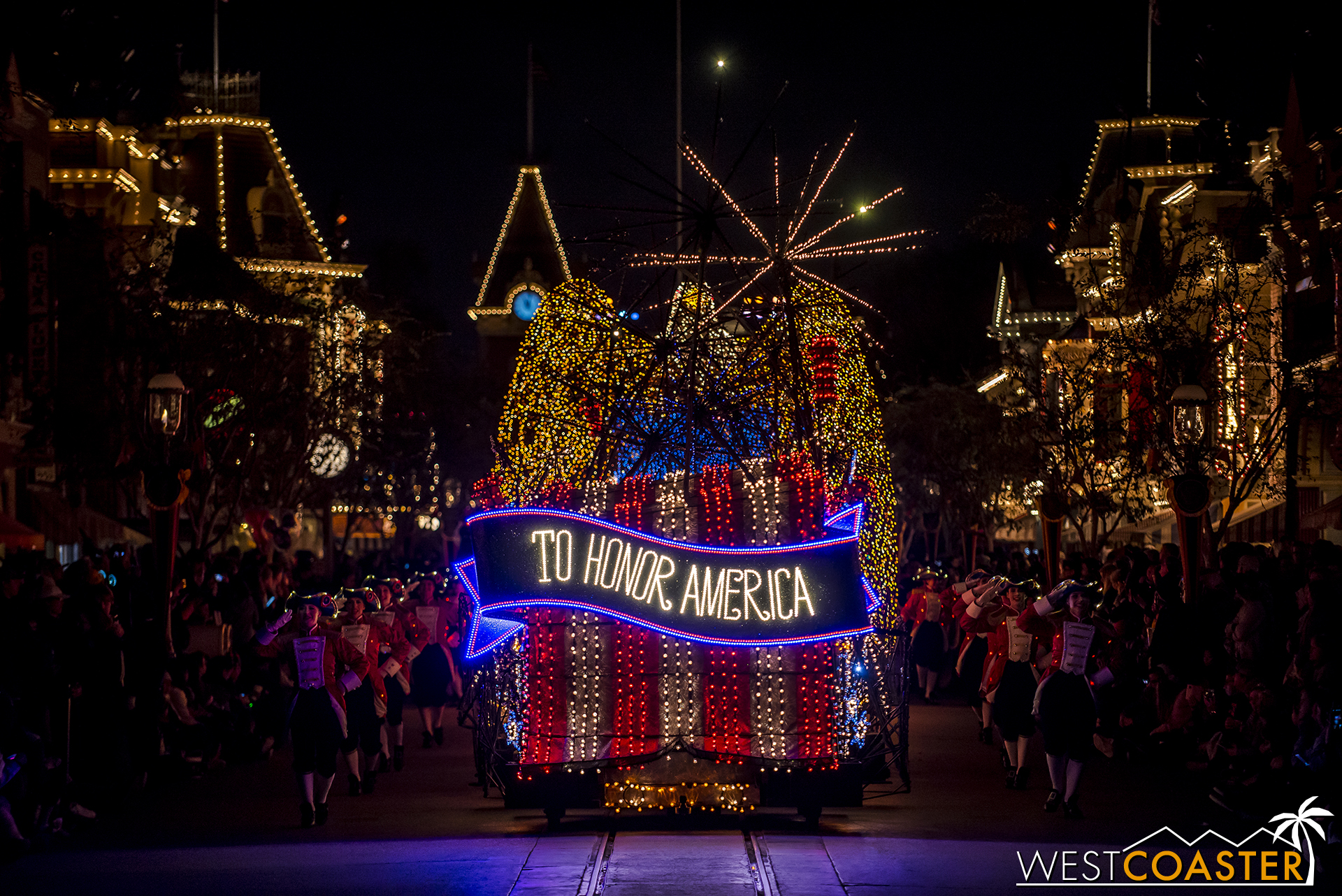 Finally, to honor all the countries in the world, but mostly America.