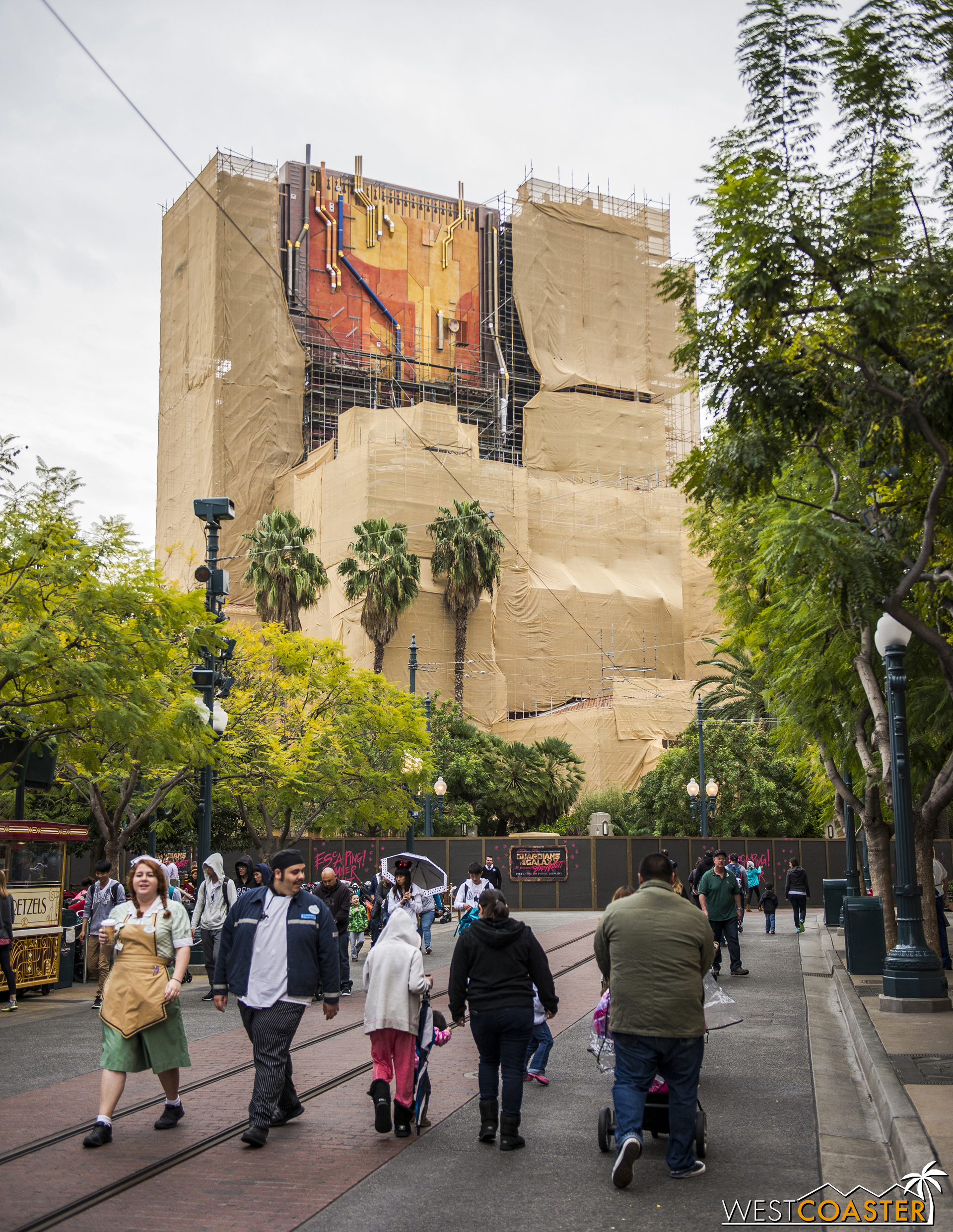 Upon closer view, the first bit of the building redesign has been revealed.
