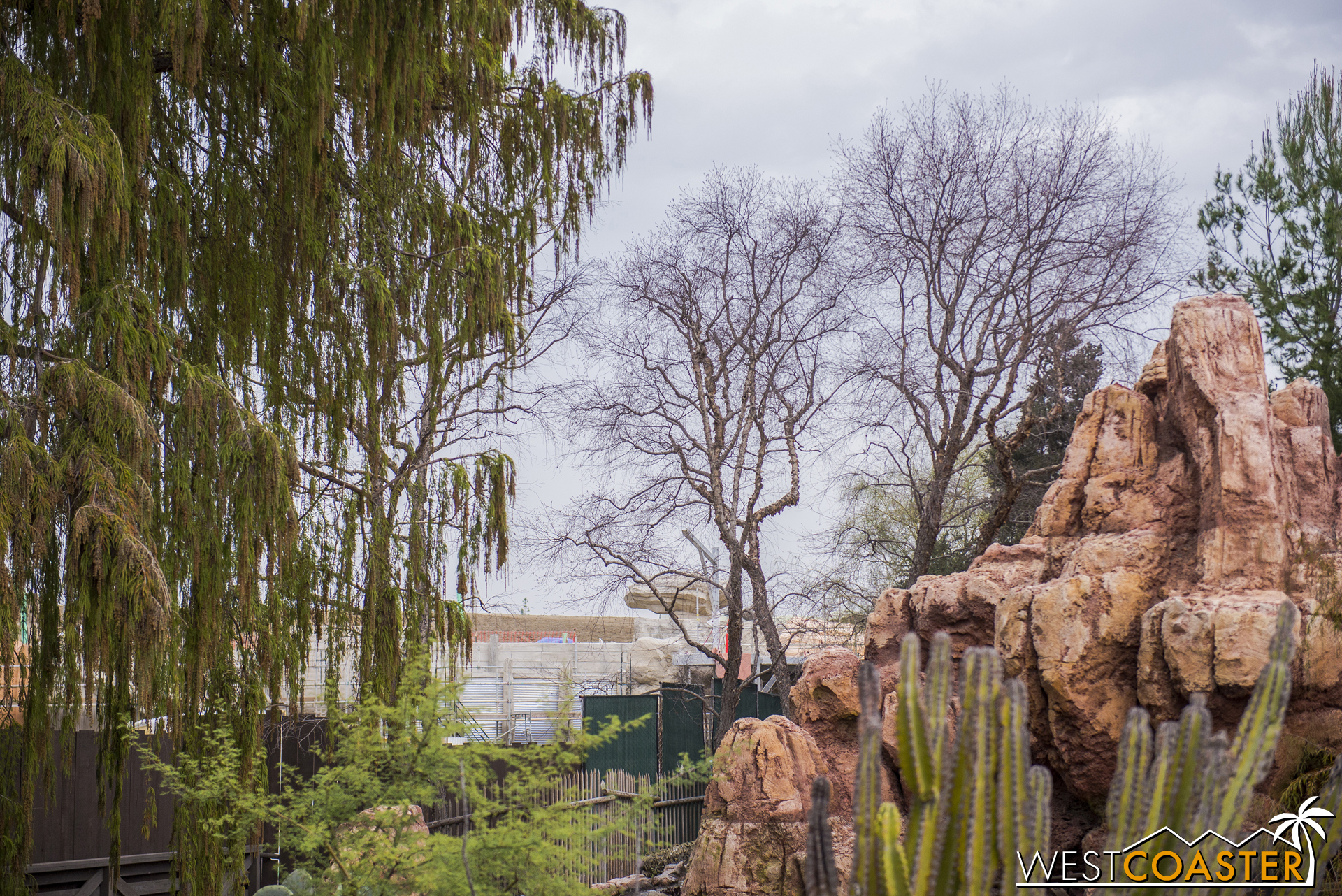  More walls for the backside of "Star Wars" Land. 