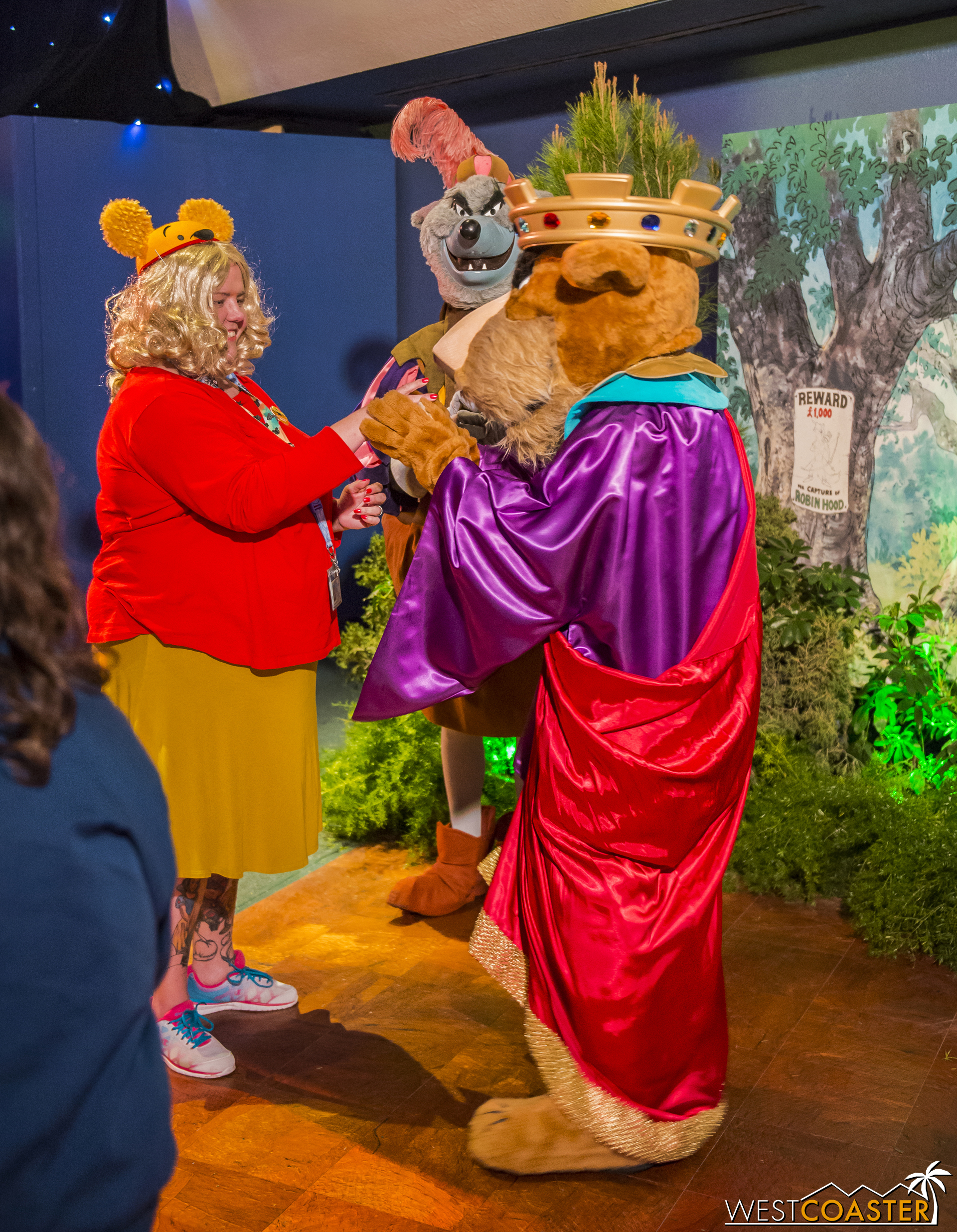 The two villains were well in character with their guest interactions.
