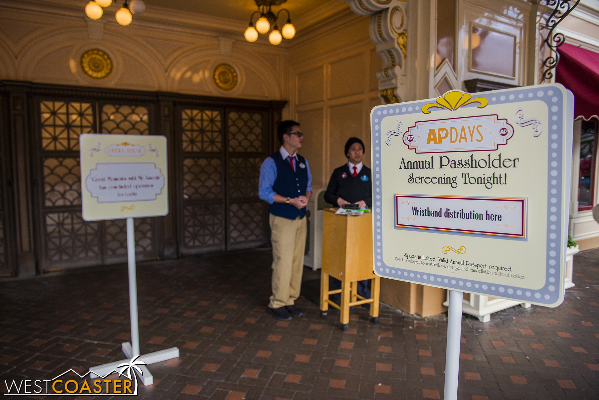 You can also catch a special screening of a Main Street Electrical Parade documentary in the evenings at the Main Street Opera House.