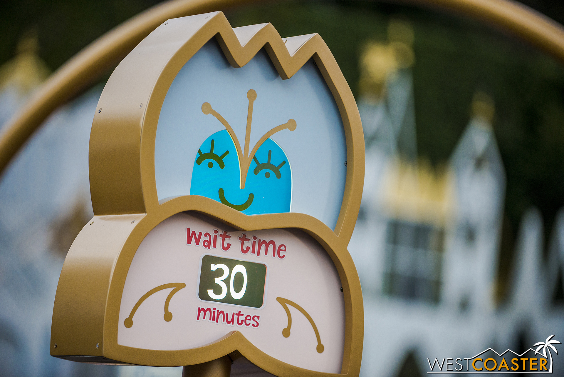  But It's A Small World has a digital wait time display now. 