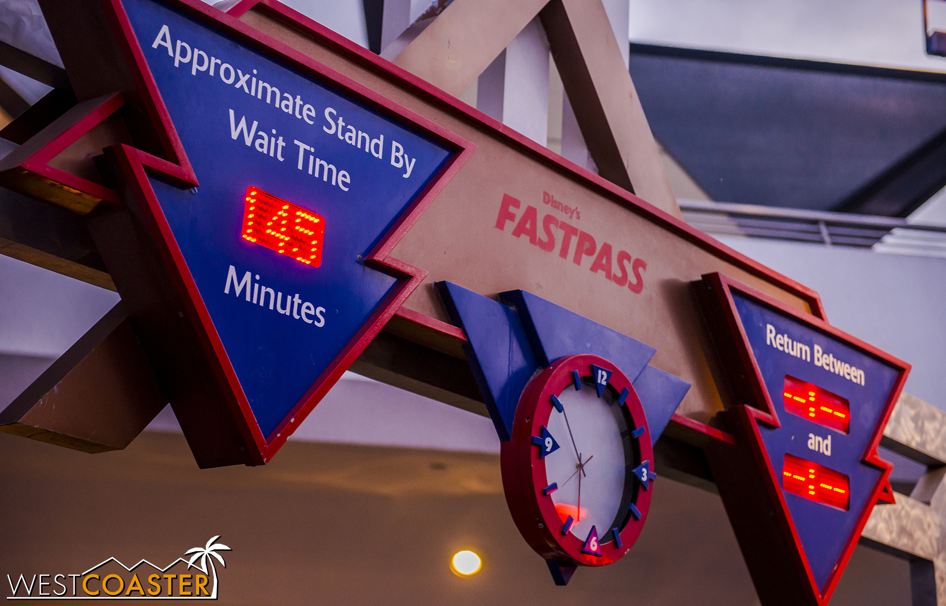  Disneyland starts getting Tokyo-level wait times.&nbsp; Nearly two and a half hours for Hyperspace Mountain?? No thanks.&nbsp; And wait times were near an hour for numerous other rides yesterday too. 