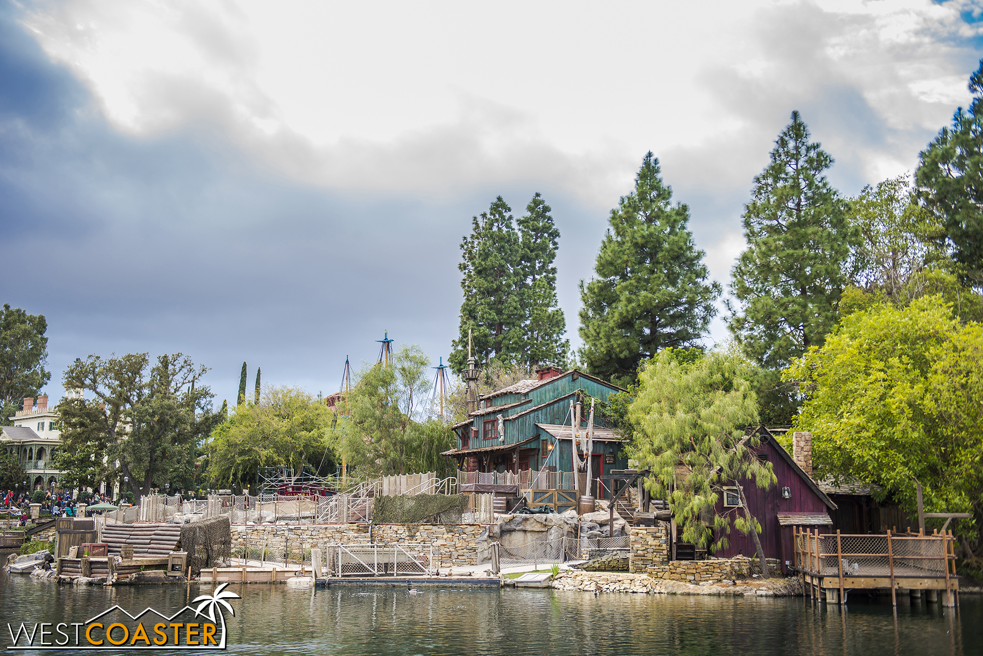  The other side of Tom Sawyer's Island. 