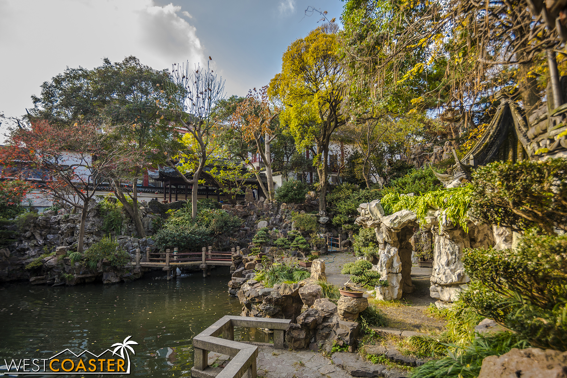 Yuyuan Garden, or Yu Garden, is a living preservation of Suzhou style garden design.