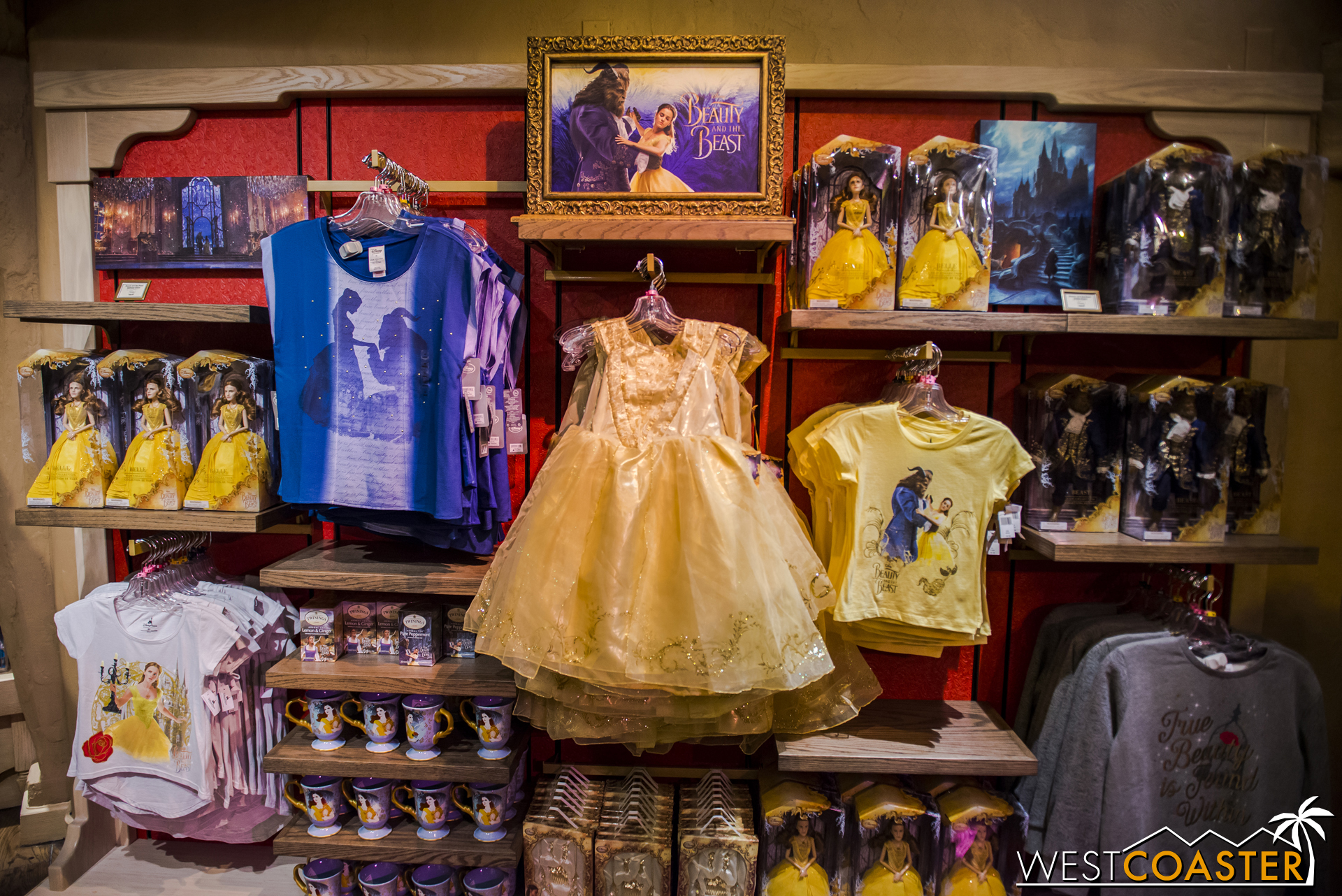  Plenty of merchandise for  Beauty and the Beast  fans, though! 
