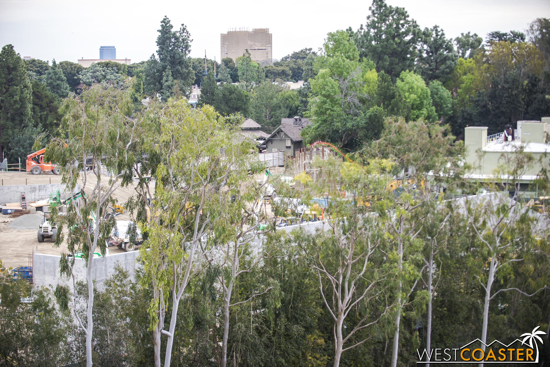  The concrete wall along the far west side of the site looks mostly the same, but it stretches along pretty extensively. 