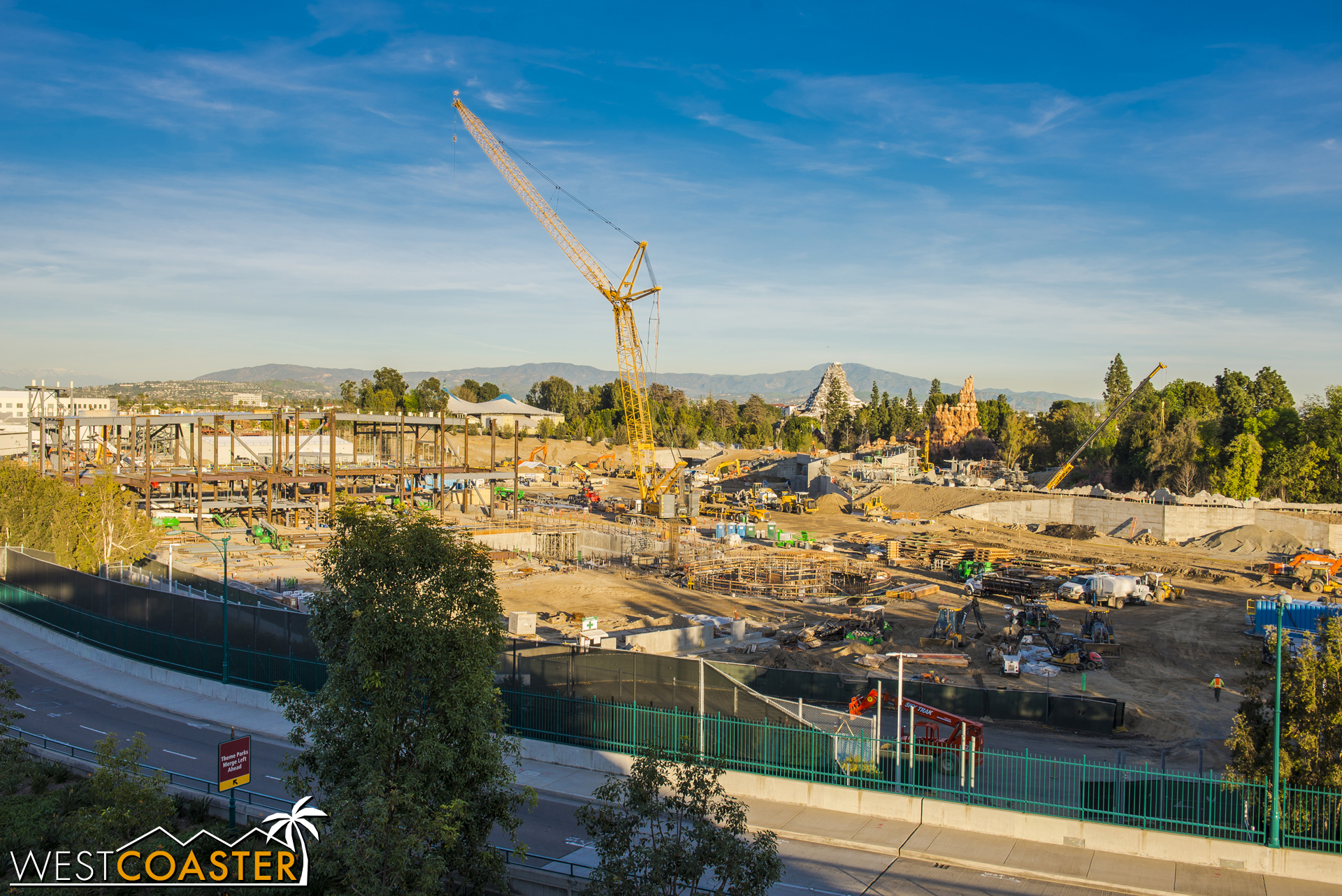  Lets look at the main E-Ticket first, which is shaping up to be quite a large sprawl of construction! 