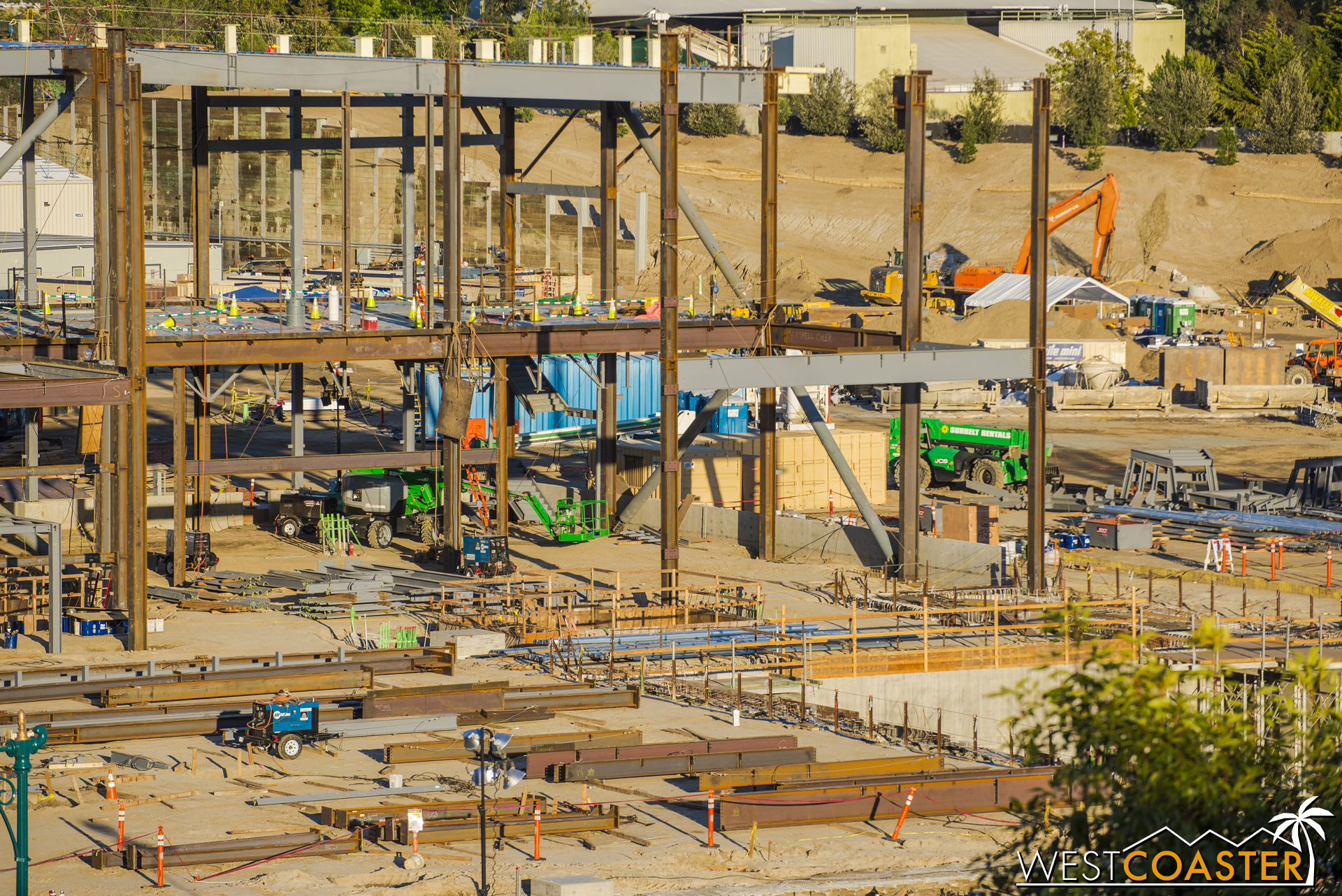 Steel your nerves for plenty of wide flanges, braced frames, metal decking, and plate connections.