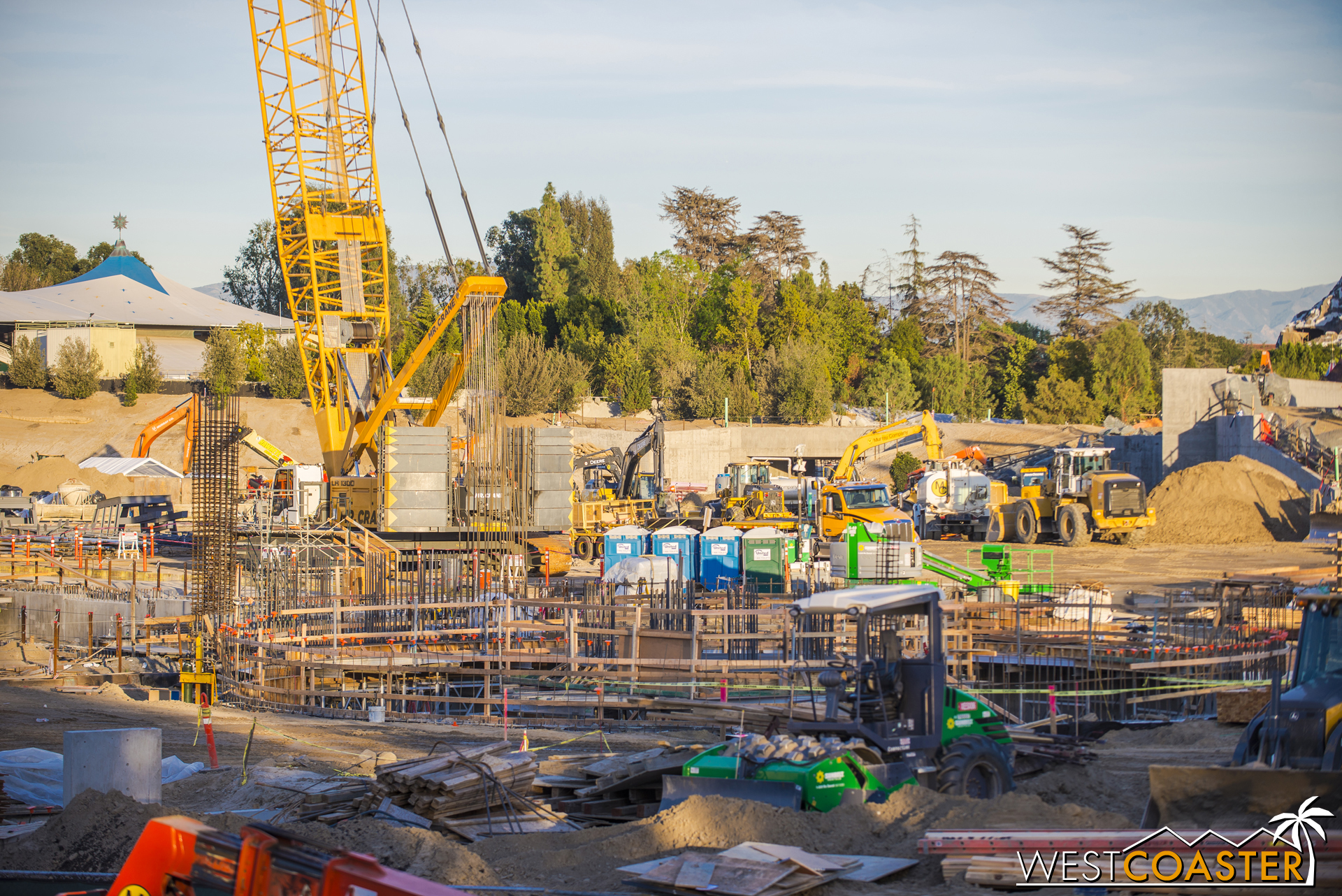  Meanwhile, around the area that was once just a circular pit, more formwork is going up to build up columns and framed floors for whatever is going in here.&nbsp; But really, what's most exciting is more noodles again.&nbsp; At least for Guy Selga. 